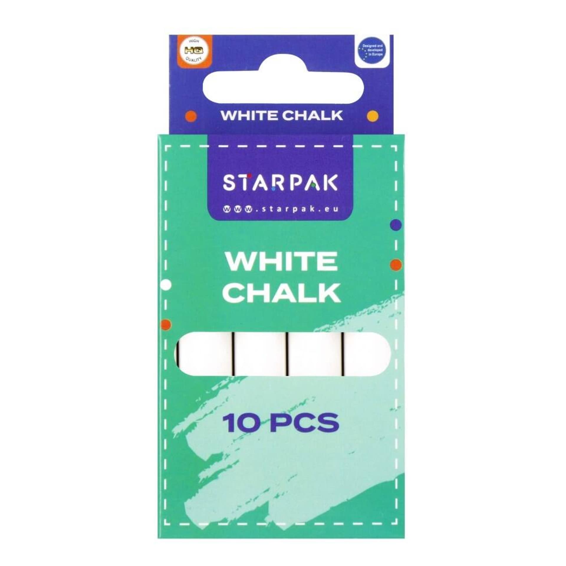 

Kreda szkolna biała 10 sztuk STARPAK 262682