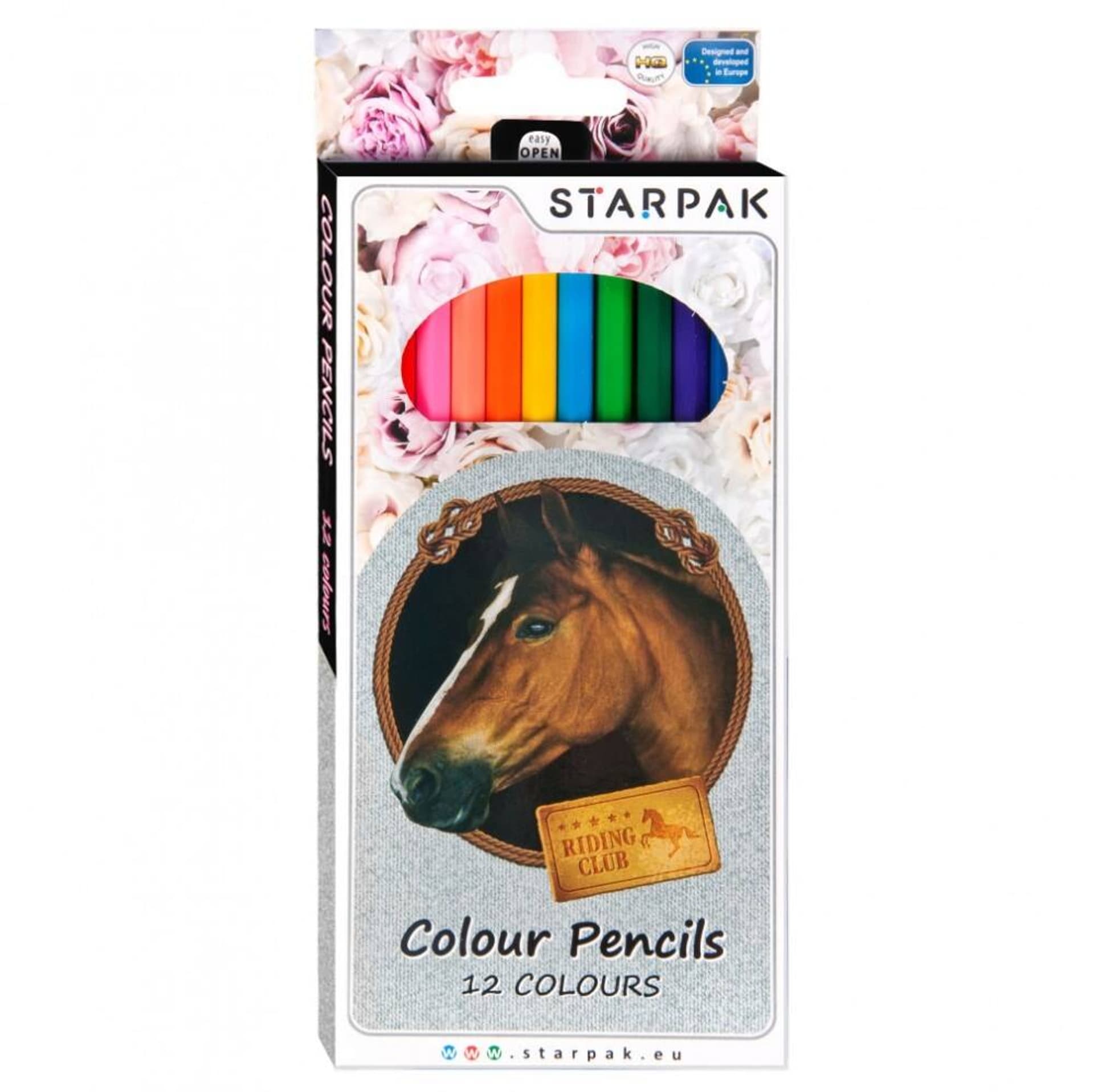 

Kredki ołówkowe 12 kolorów Horses STARPAK 297000