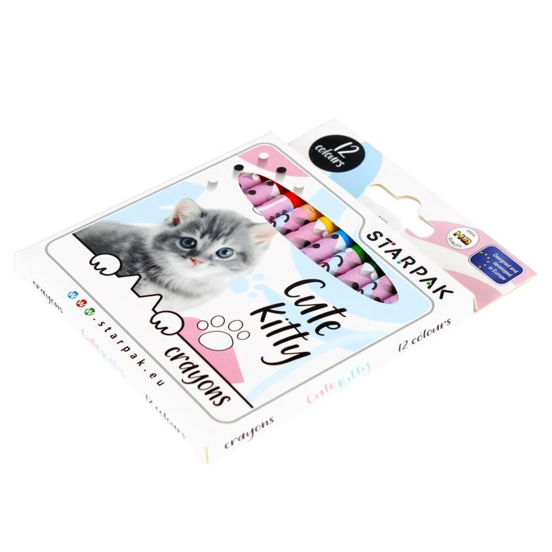 

Kredki woskowe 12 kolorów Cuties STARPAK 397930