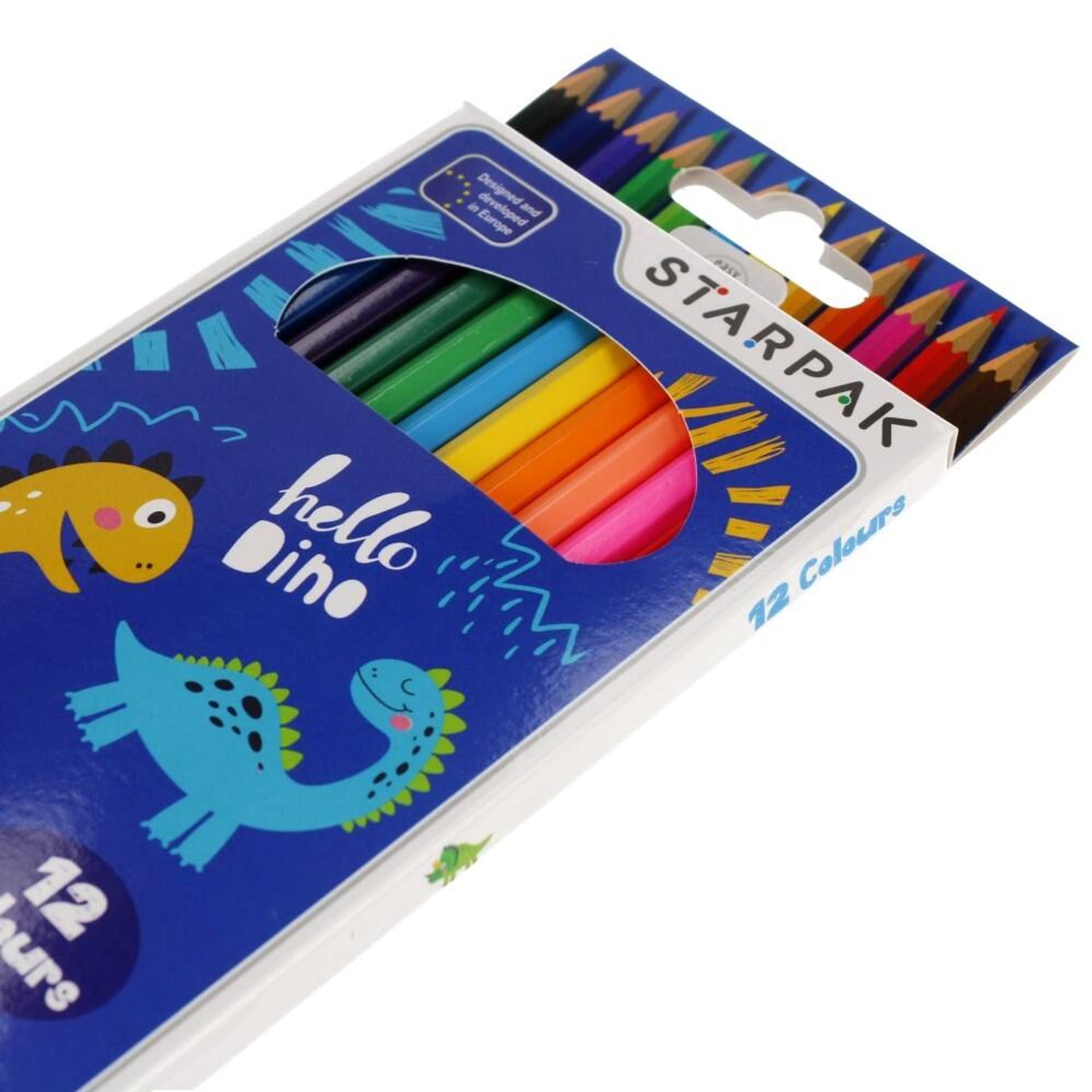 

Kredki ołówkowe 12 kolorów Dino STARPAK 512000