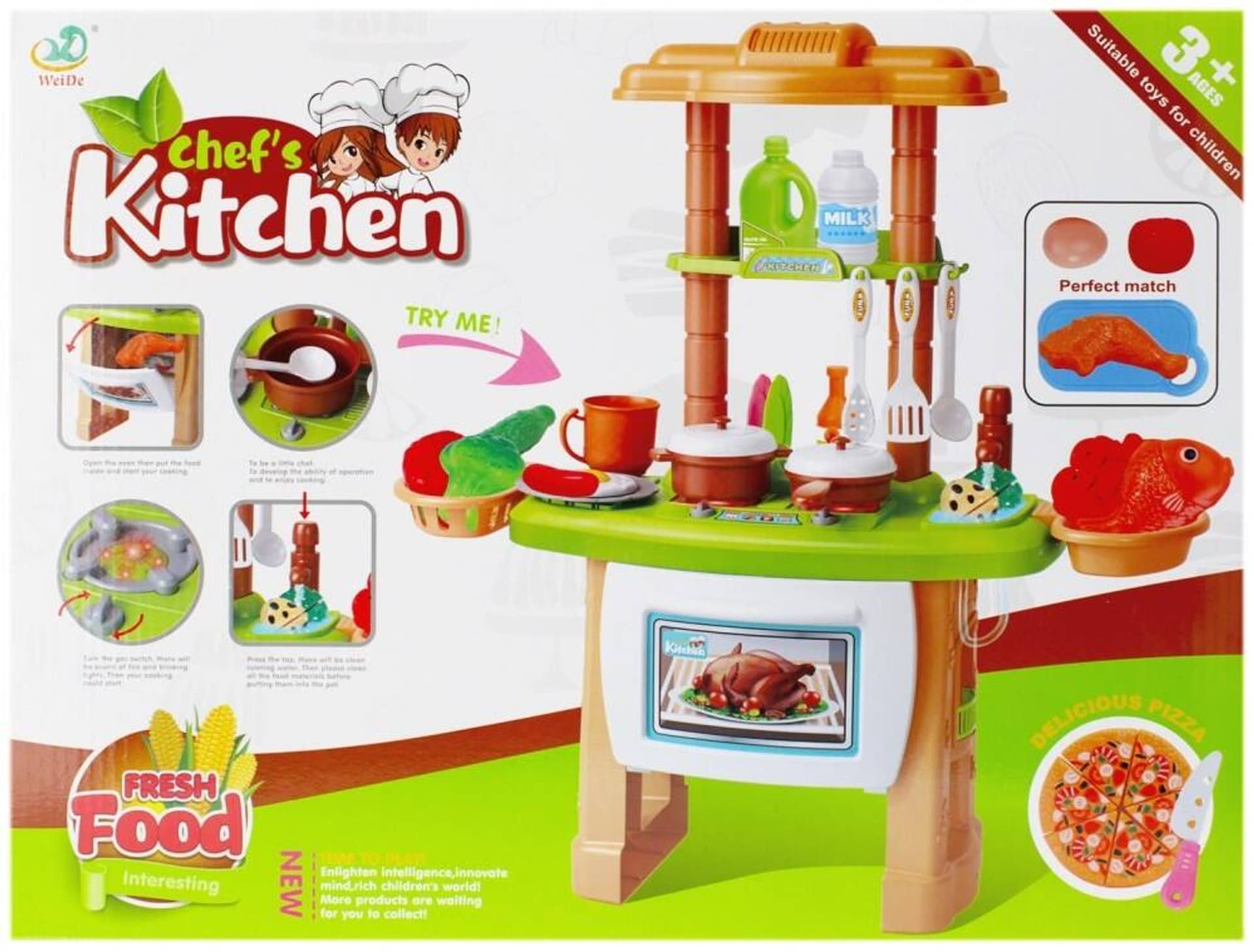 

Kuchnia na baterie z akcesoriami MEGA CREATIVE 482418