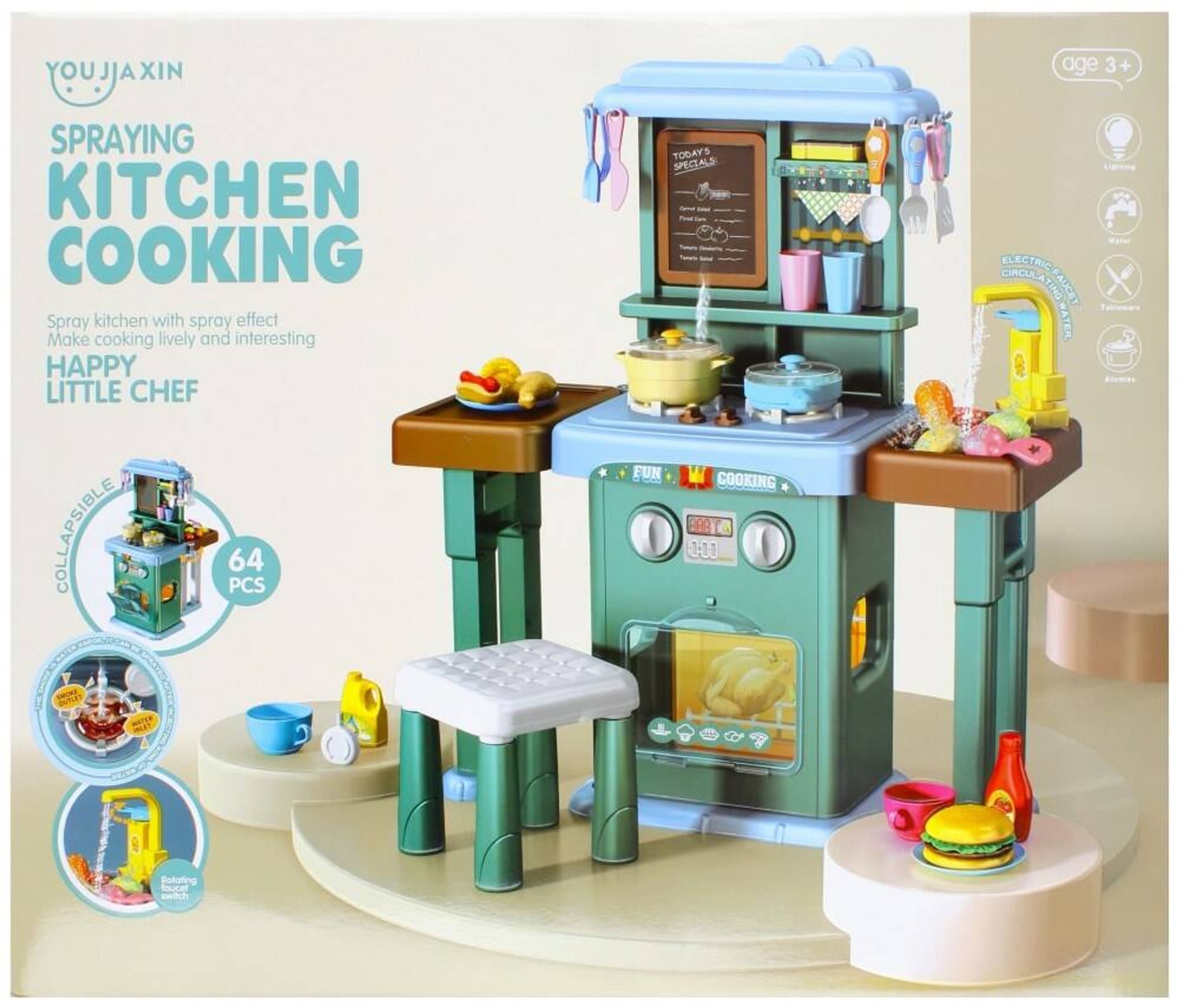 

Kuchnia zlew na baterie z akcesoriami MEGA CREATIVE 498776
