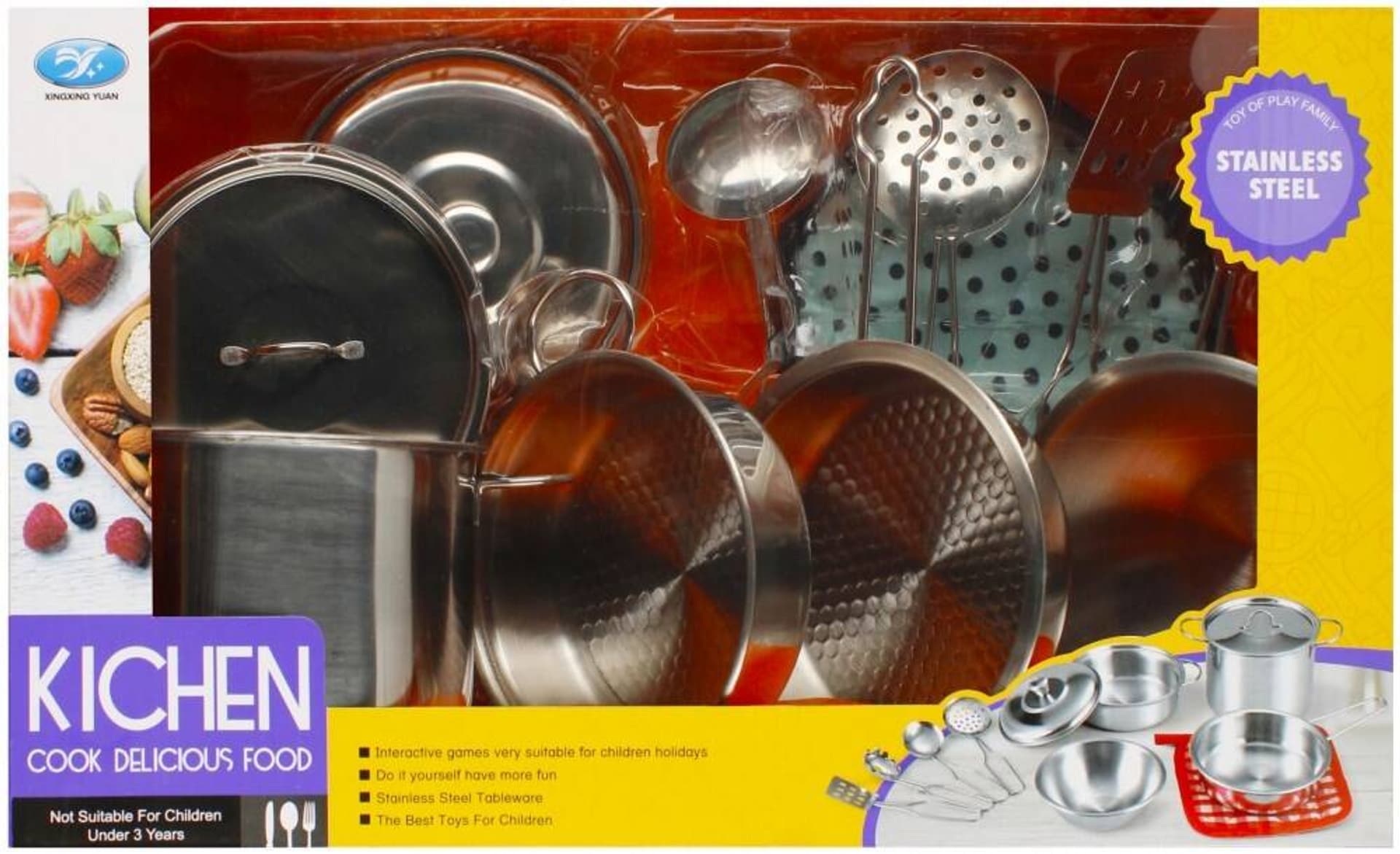 

Naczynia kuchenne metalowe MEGACREATIVE 501271