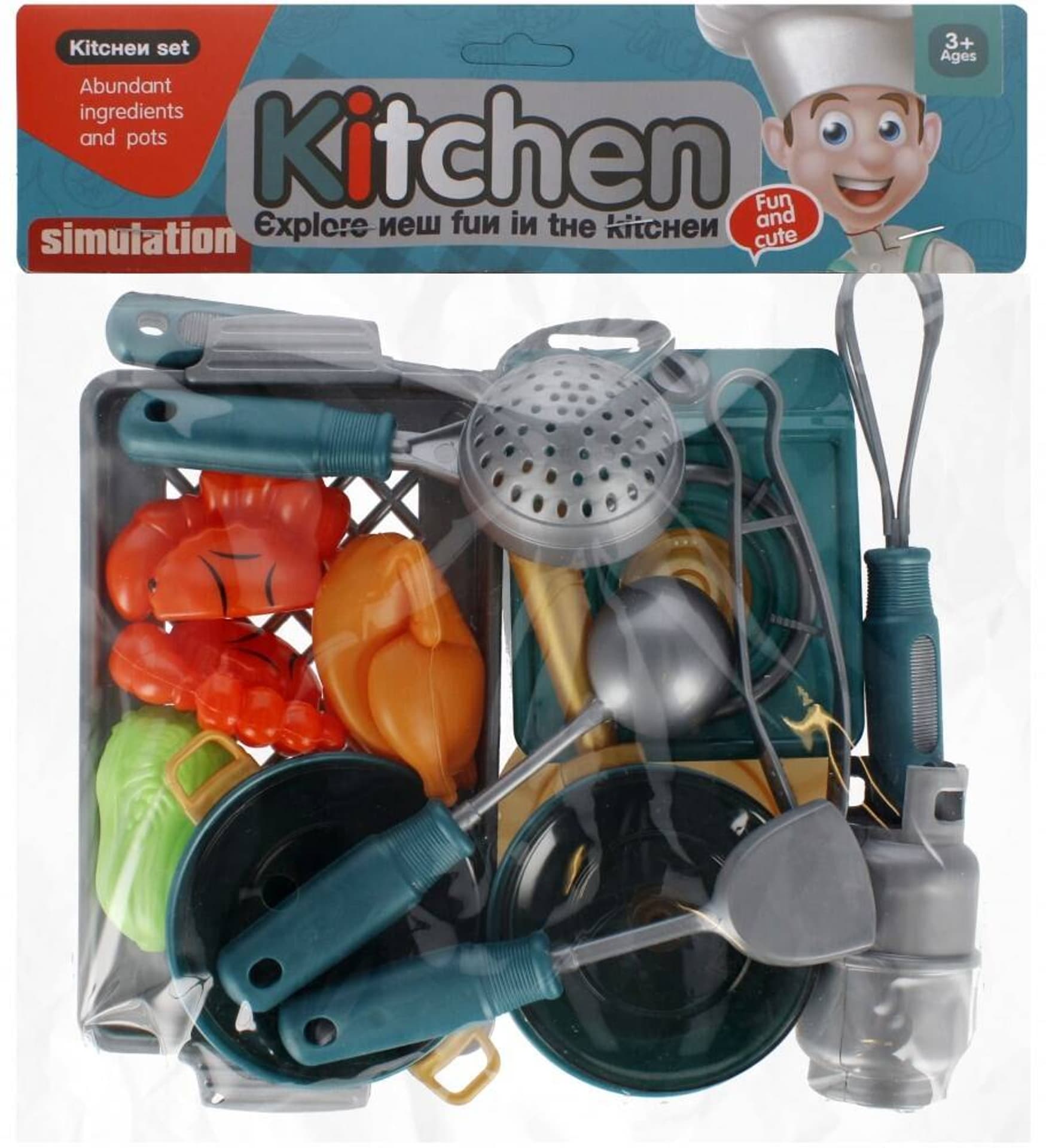 

ZESTAW KUCHENNY KUCHENKA WOK TACA PATELNIA TALERZ