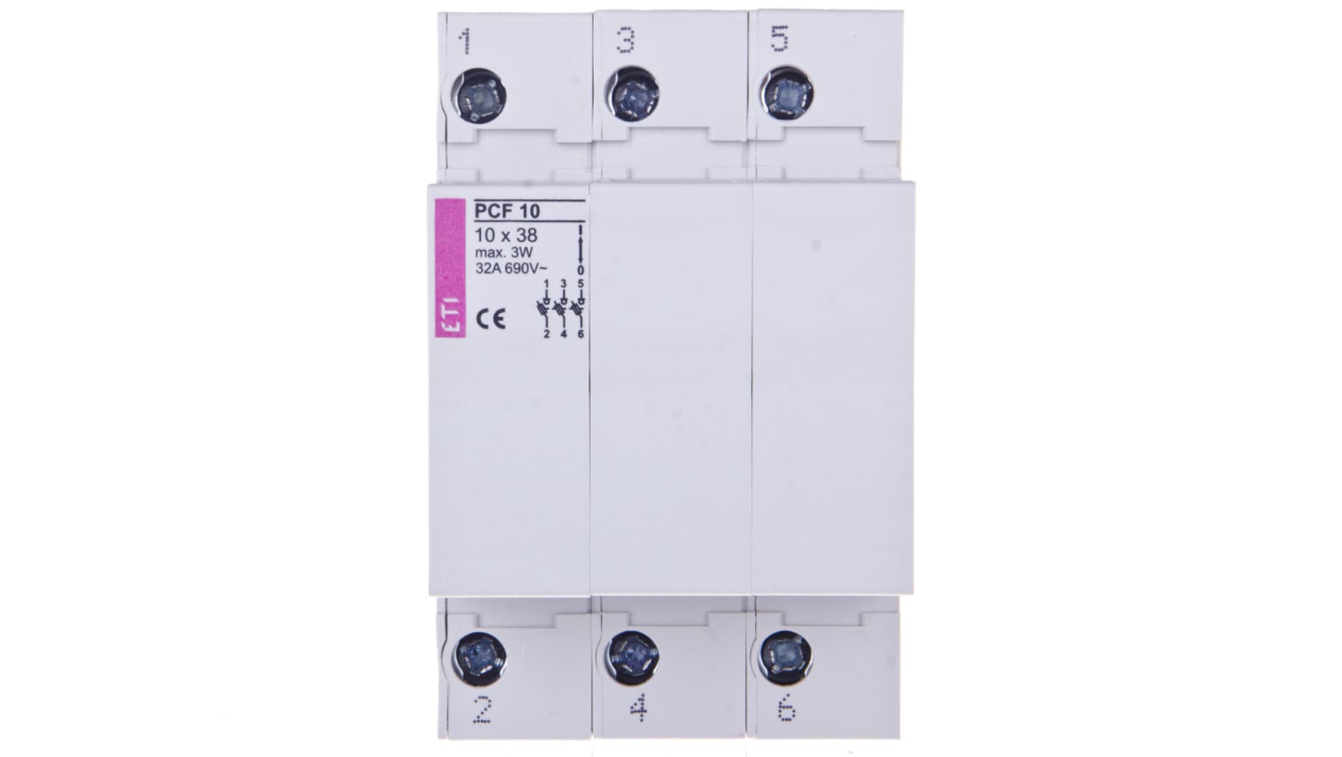 

Rozłącznik bezpiecznikowy cylindryczny 3P 32A 10x38mm PCF 002550004