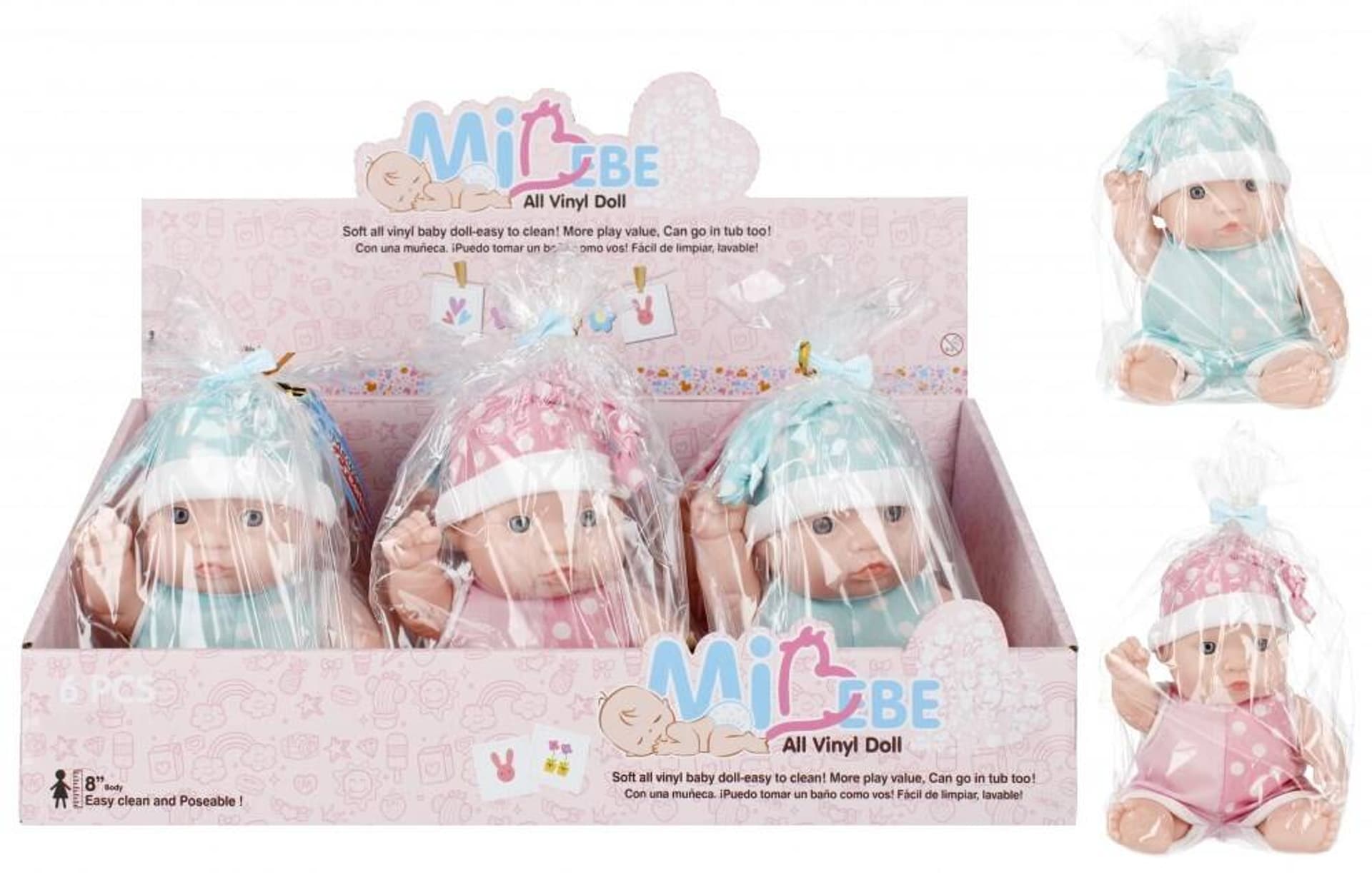 

BOBAS LALKA BOBASEK 20 CM UROCZY Z CZAPECZKĄ