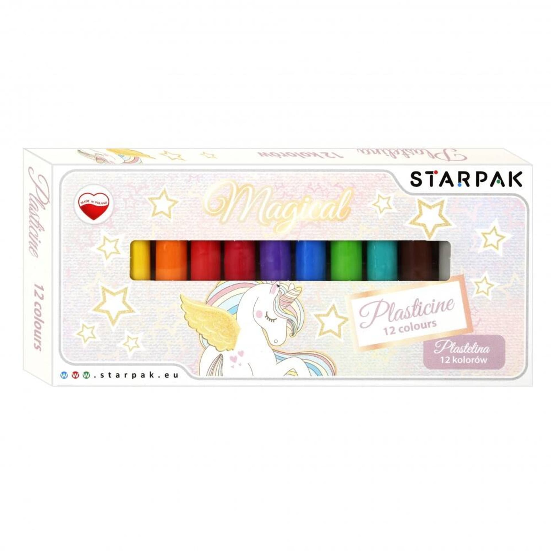 

Plastelina 12 kolorów Unicorn STARPAK 472912