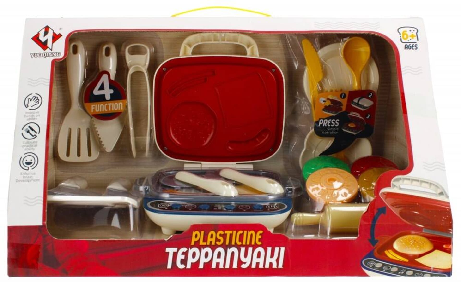 

Masa plastyczna Grill plus akcesoria MEGA CREATIVE 481570
