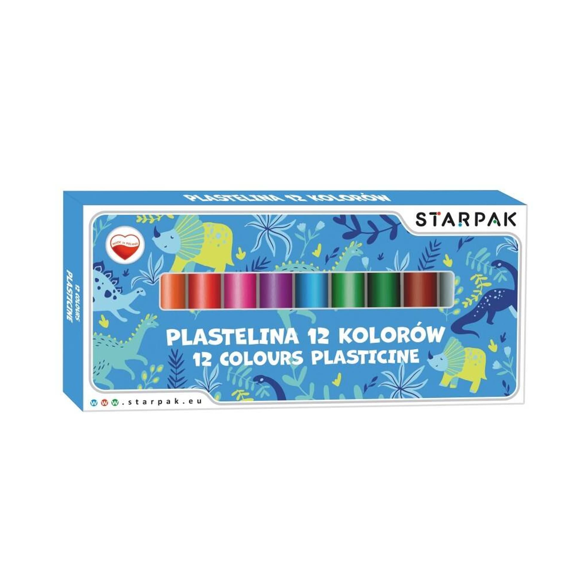 

Plastelina 12 kolorów Dino Girl STARPAK 512855