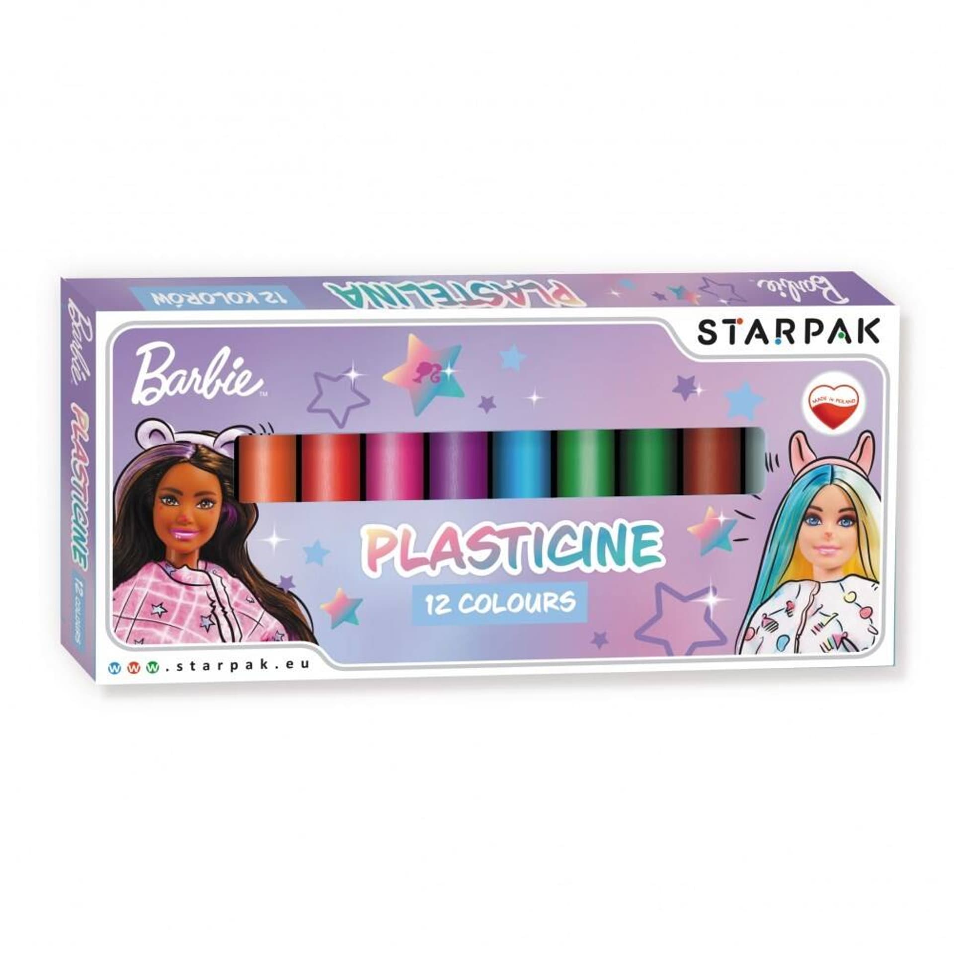 

Plastelina 12 kolorów Barbie1 STARPAK 513956