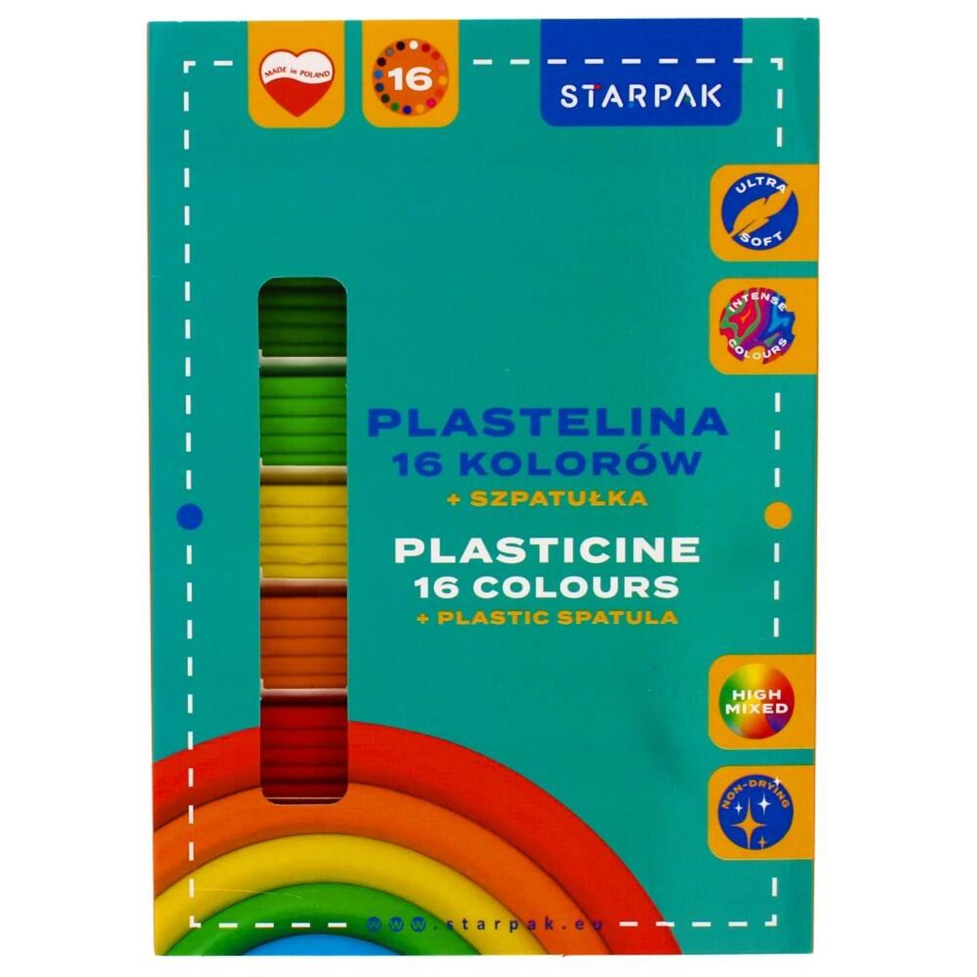 

Plastelina 16 kolorów na fali STARPAK 517735