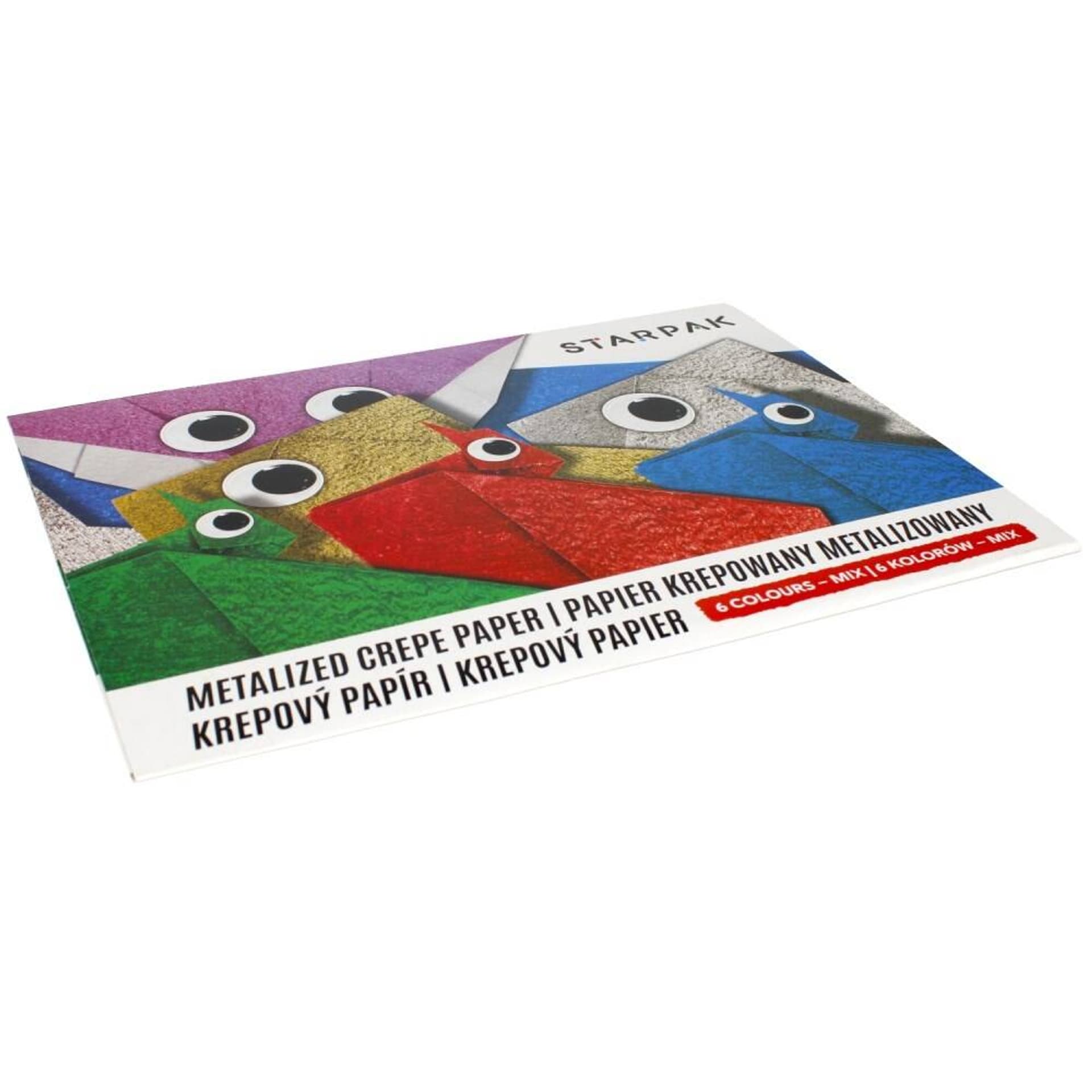 

Papier krepowany metalizowany C4 6 kolorów STARPAK 218530