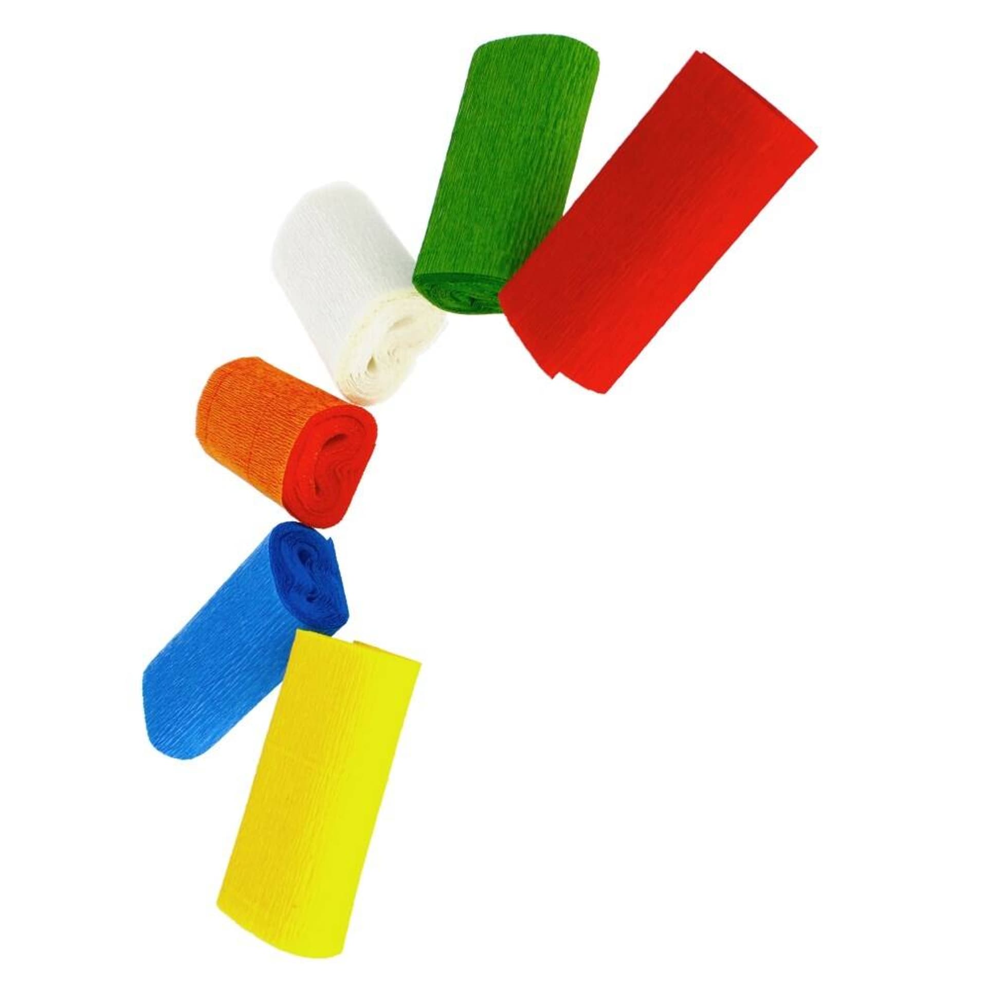 

Bibuła marszczona 10x200 cm 6 kolorów 160g STARPAK 520592