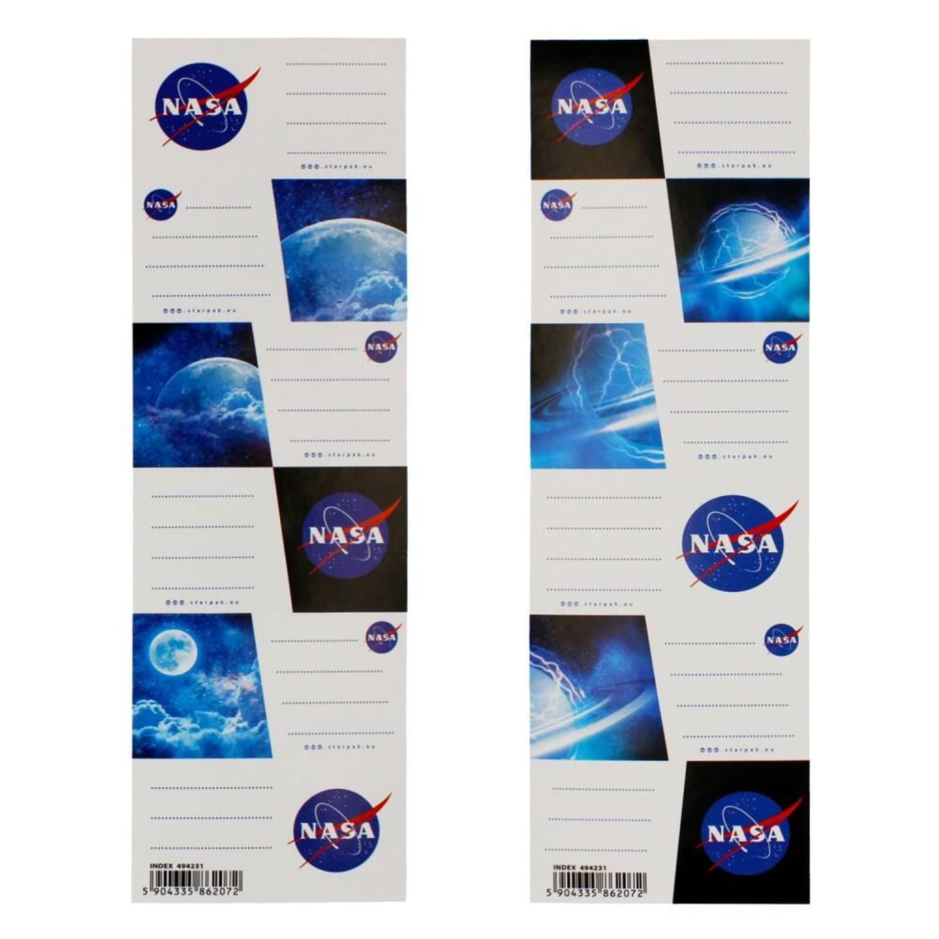 

Naklejki na zeszyt NASA A 25 STARPAK 494231