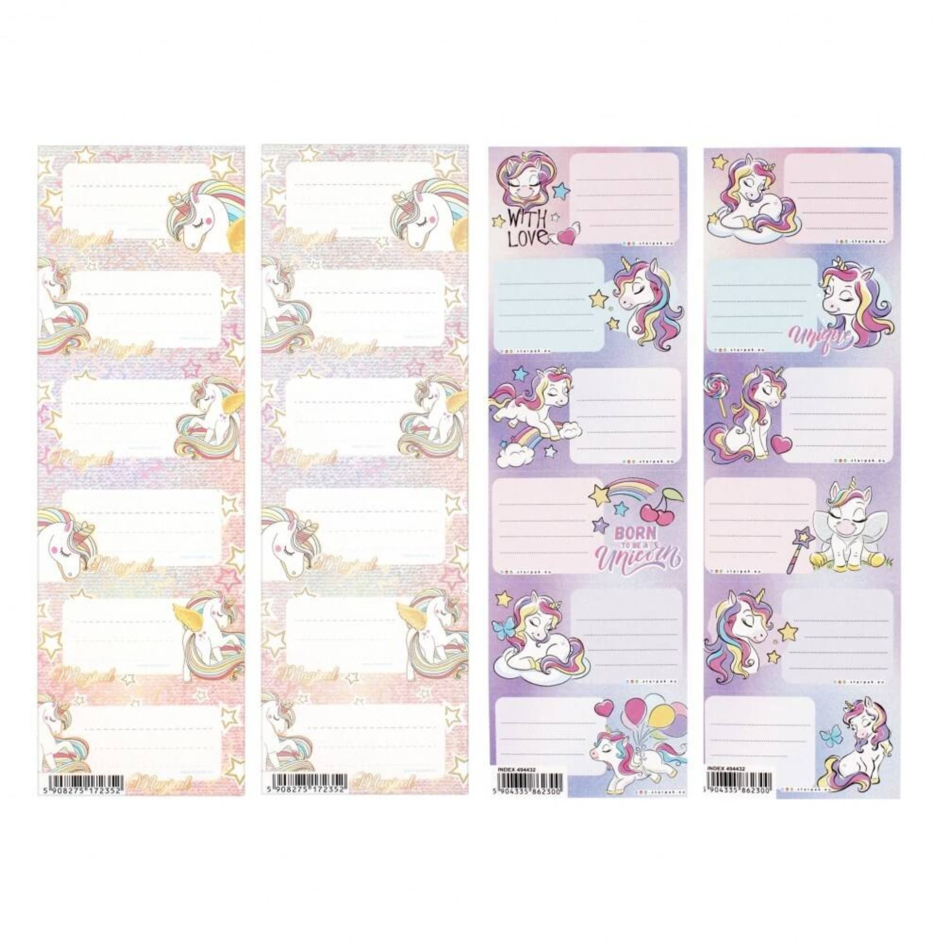

Naklejki na zeszyt Unicorn1 A 25 STARPAK 494432