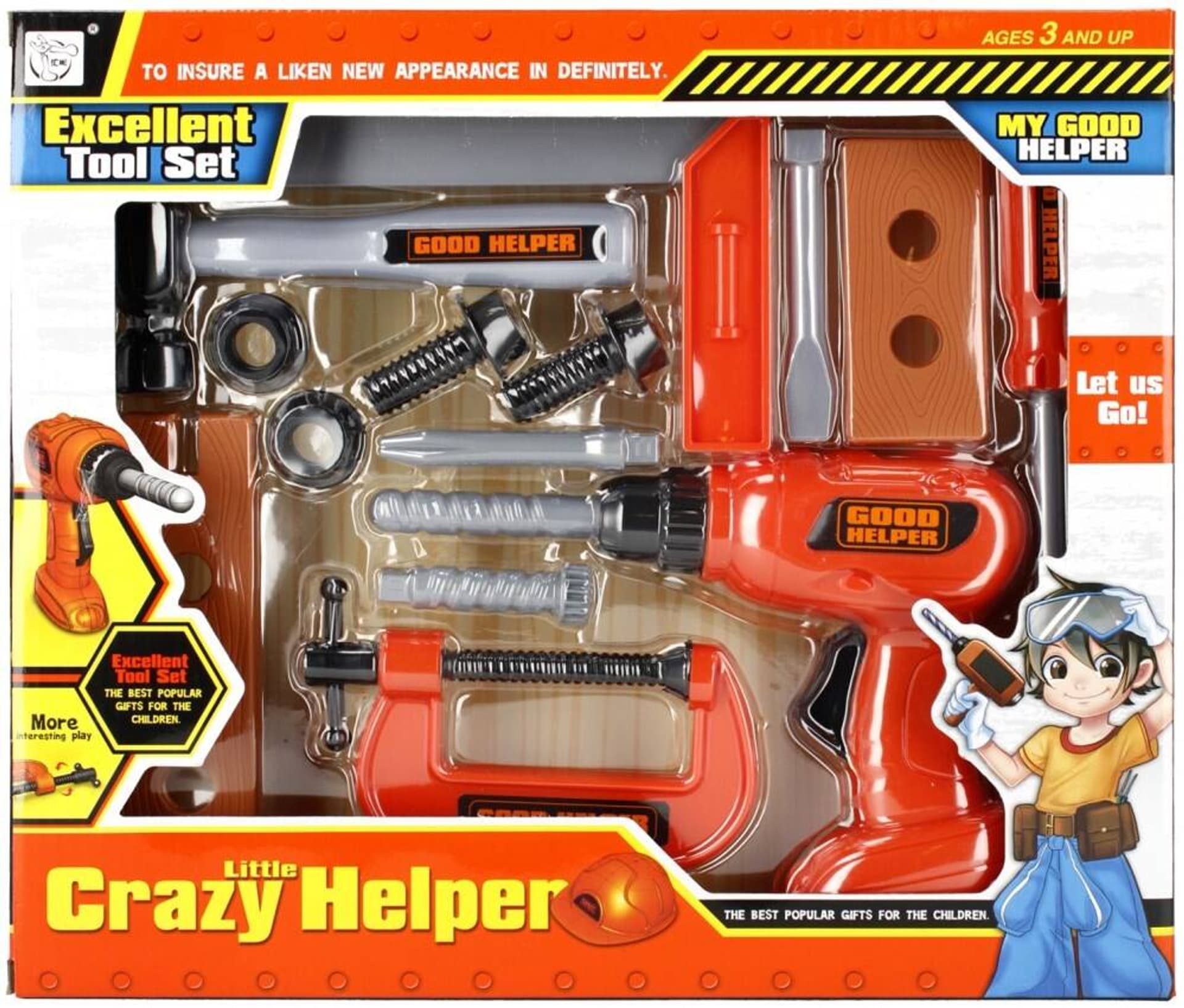 

Narzędzia małego Pomocnika MEGA CREATIVE 340346