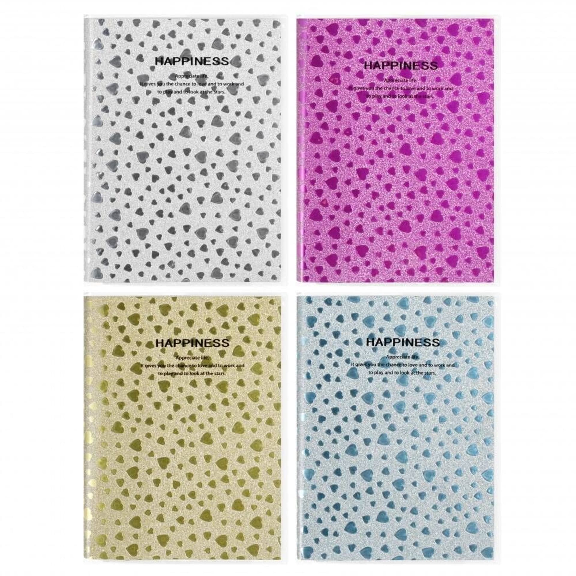 

Notes brokatowy A7 80 kartek mix kolor STARPAK 438288