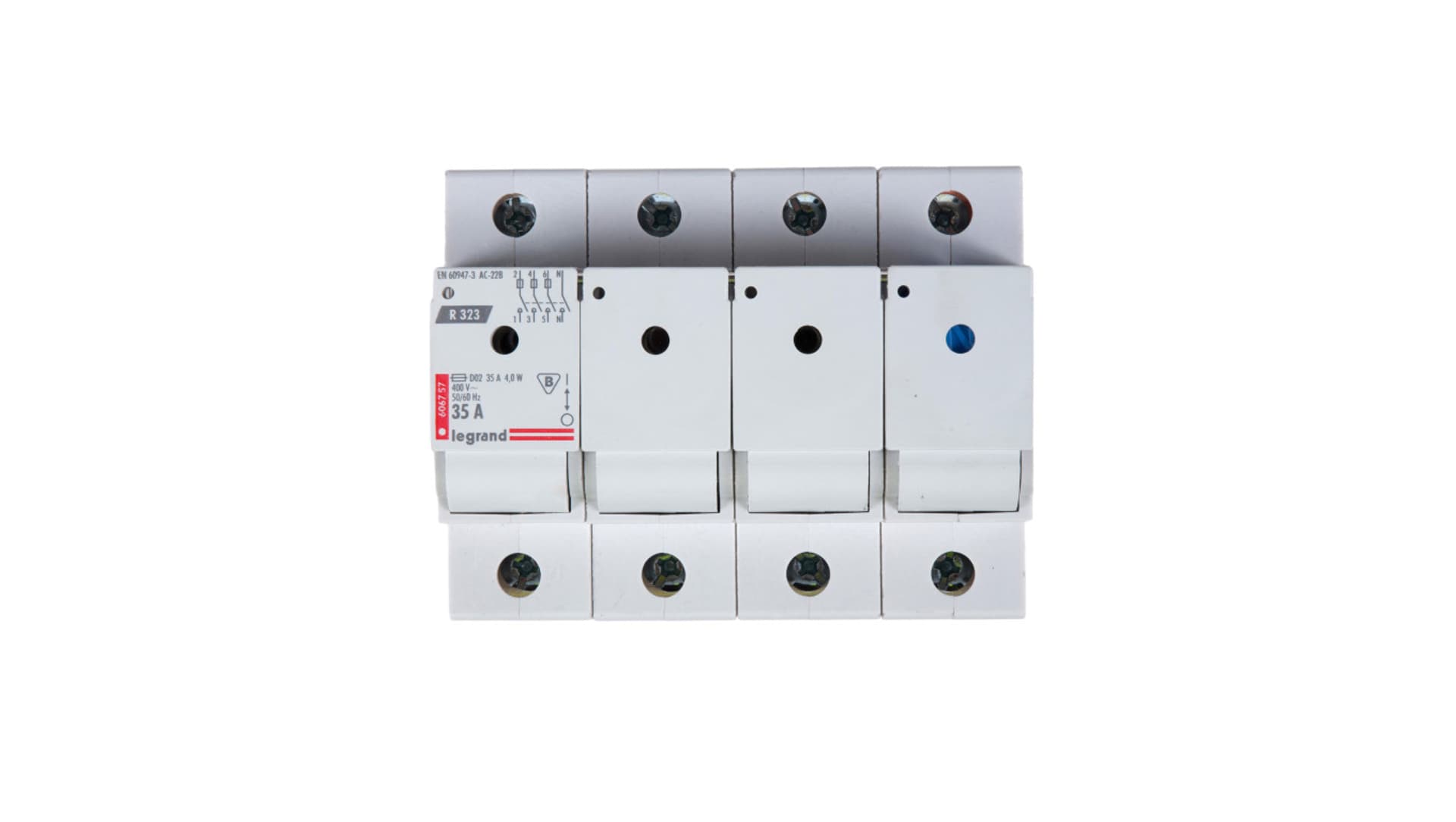 

Rozłącznik bezpiecznikowy 3P+N 35A D02 R323 606757