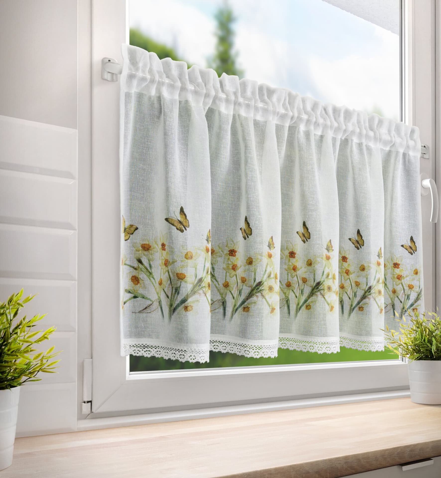 

Firana zazdrostka FLORA 60x150 żonkile