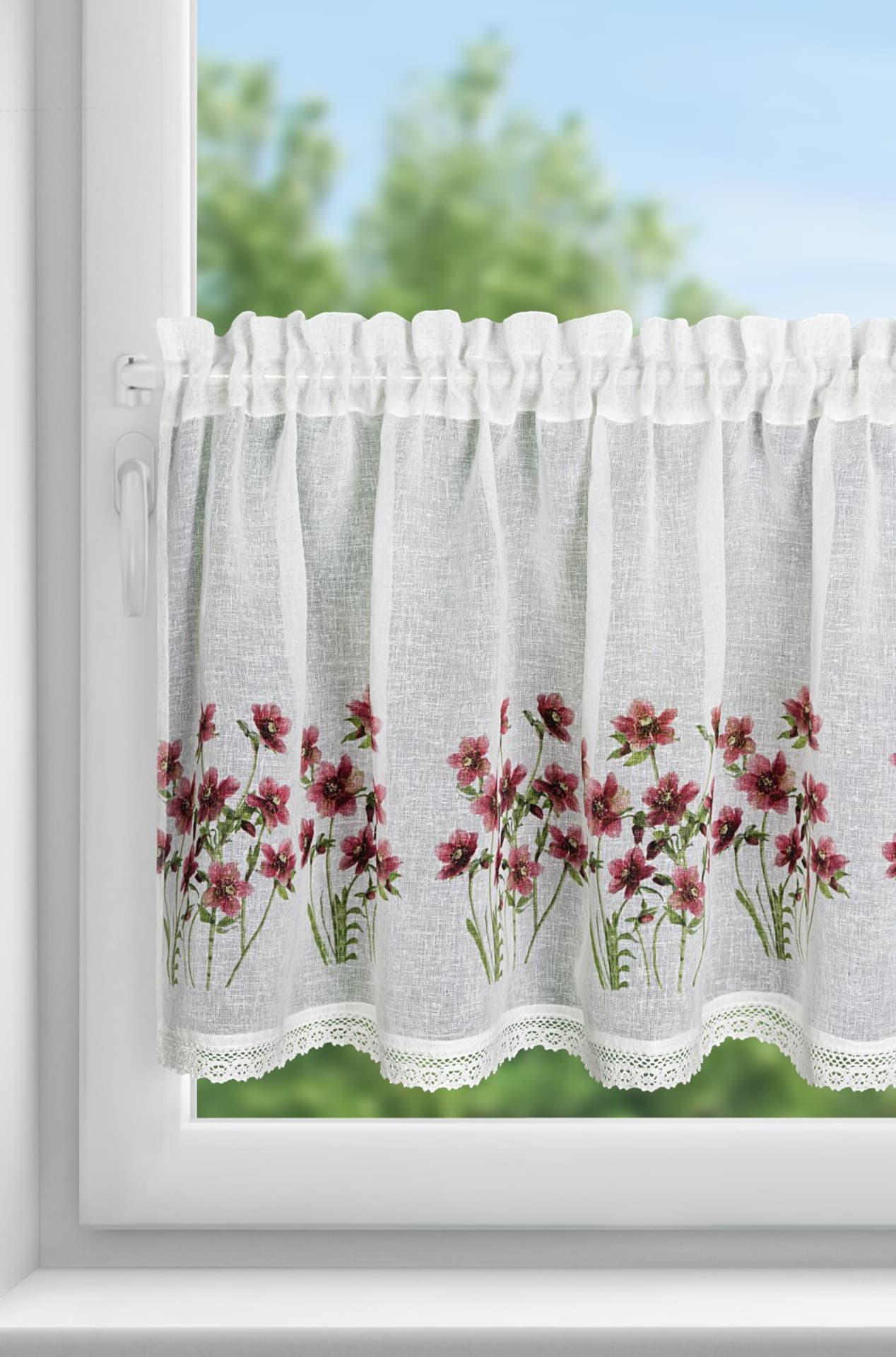 

Firana zazdrostka ISA 60x150 kwiaty