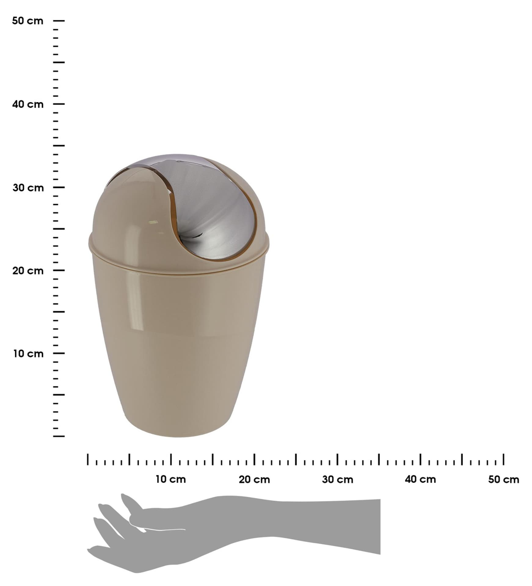 

Kosz na śmieci Cuesta Taupe 5,6L
