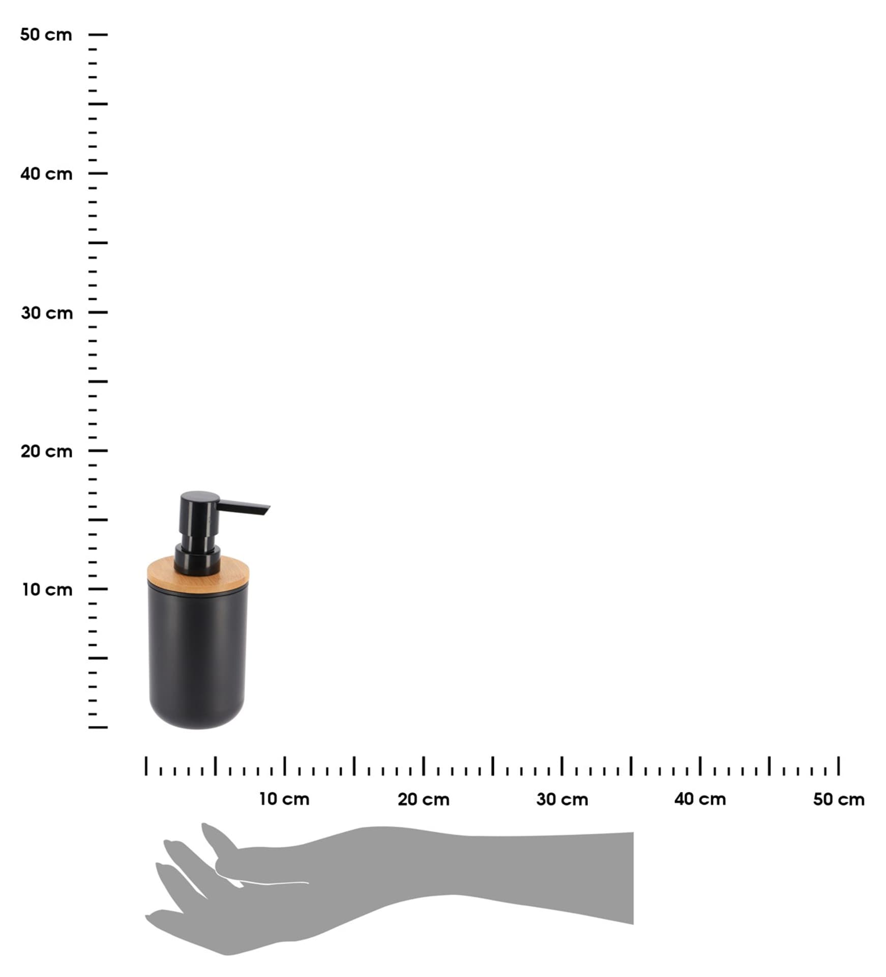 

Dozownik na mydło Besson Black 300 ml