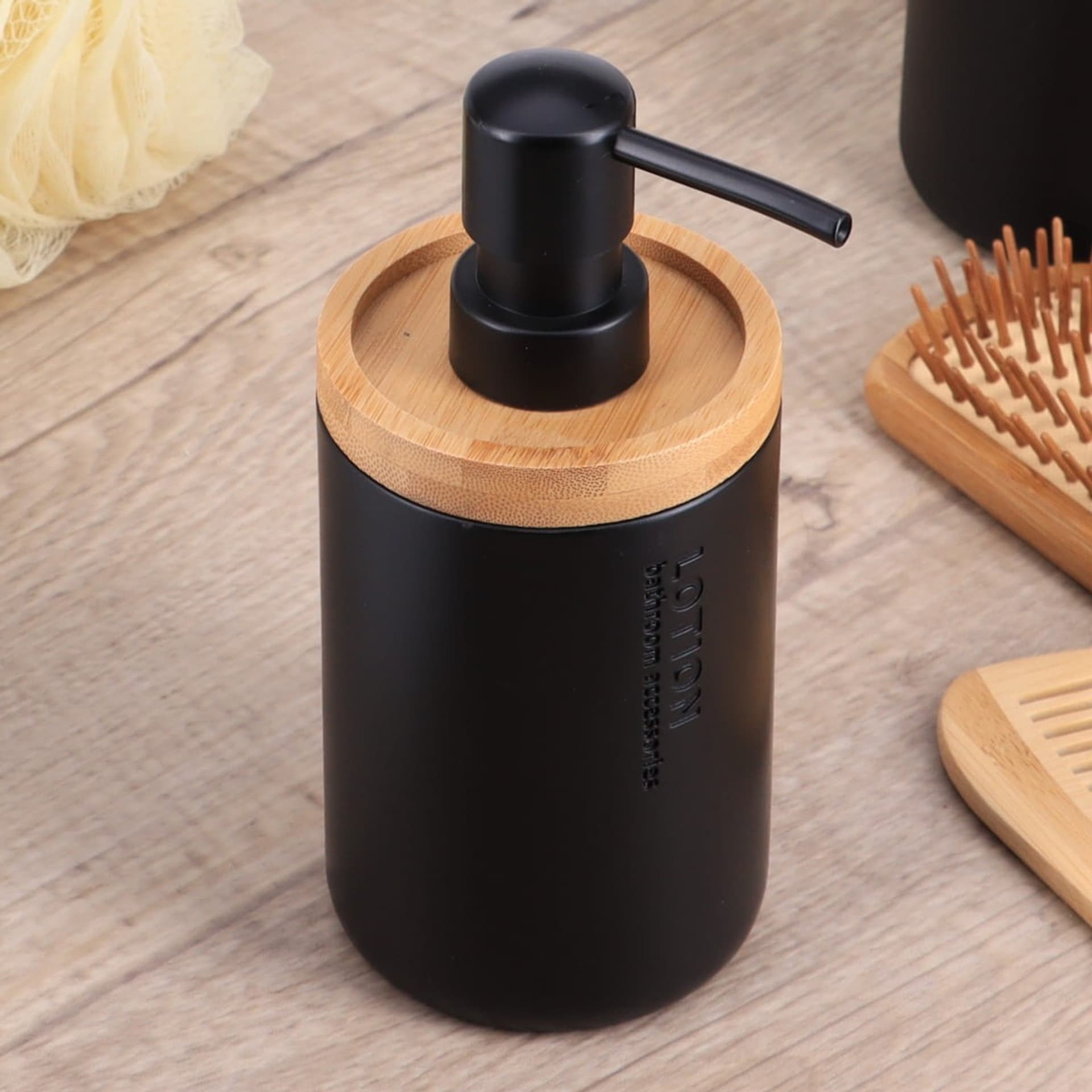 

Dozownik na mydło Loudis Black 280 ml