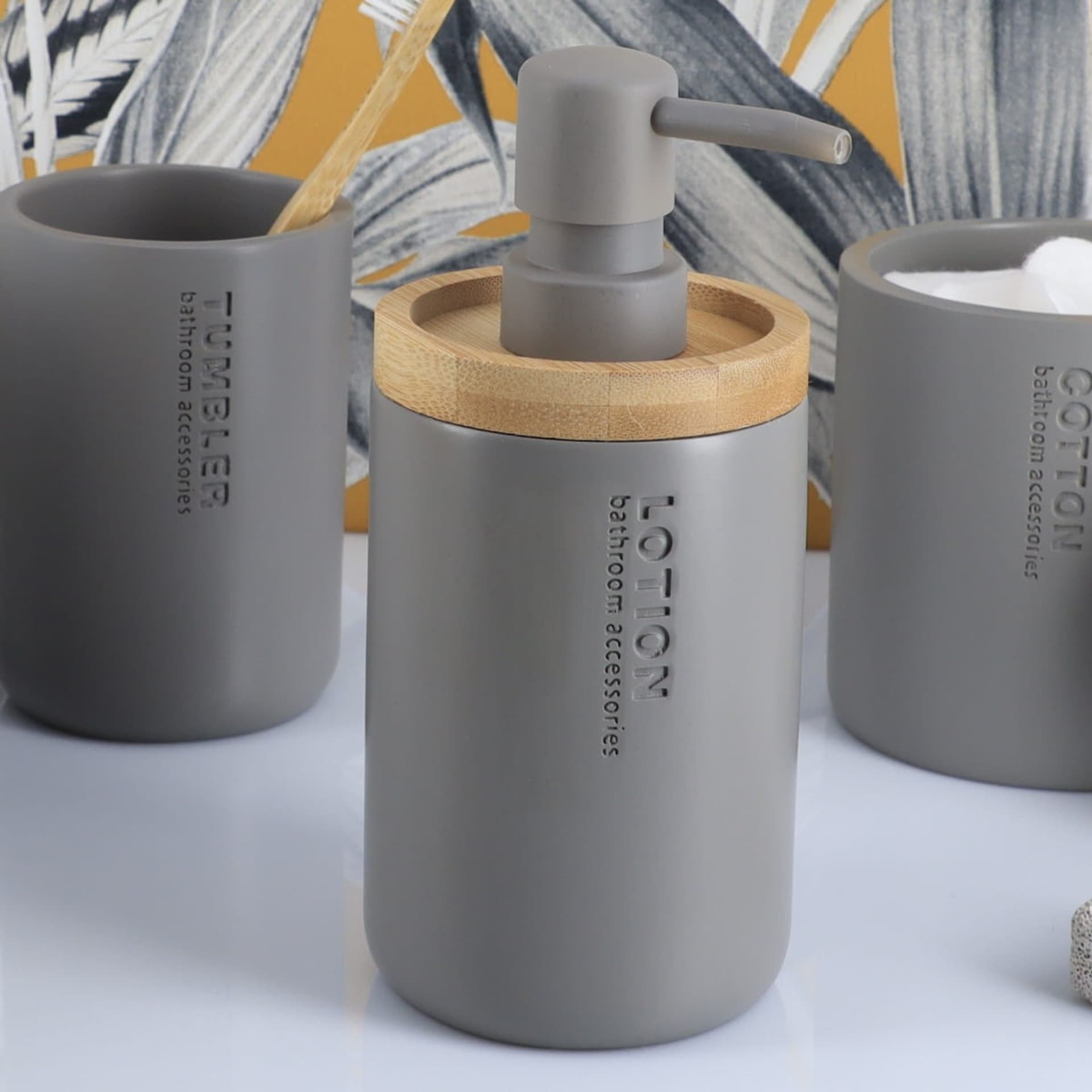 

Dozownik na mydło Loudis Grey 280 ml