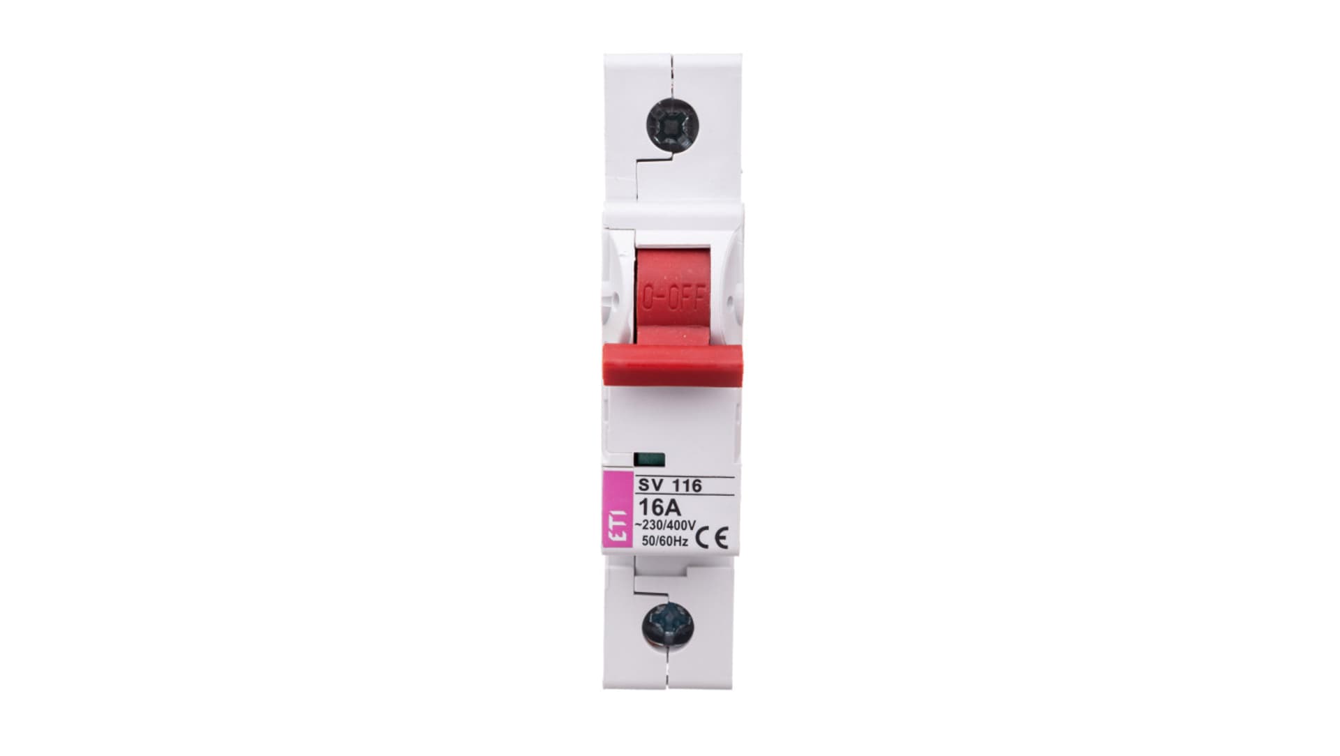 

Rozłącznik modułowy 16A 1P 230/400V SV 116 002423121