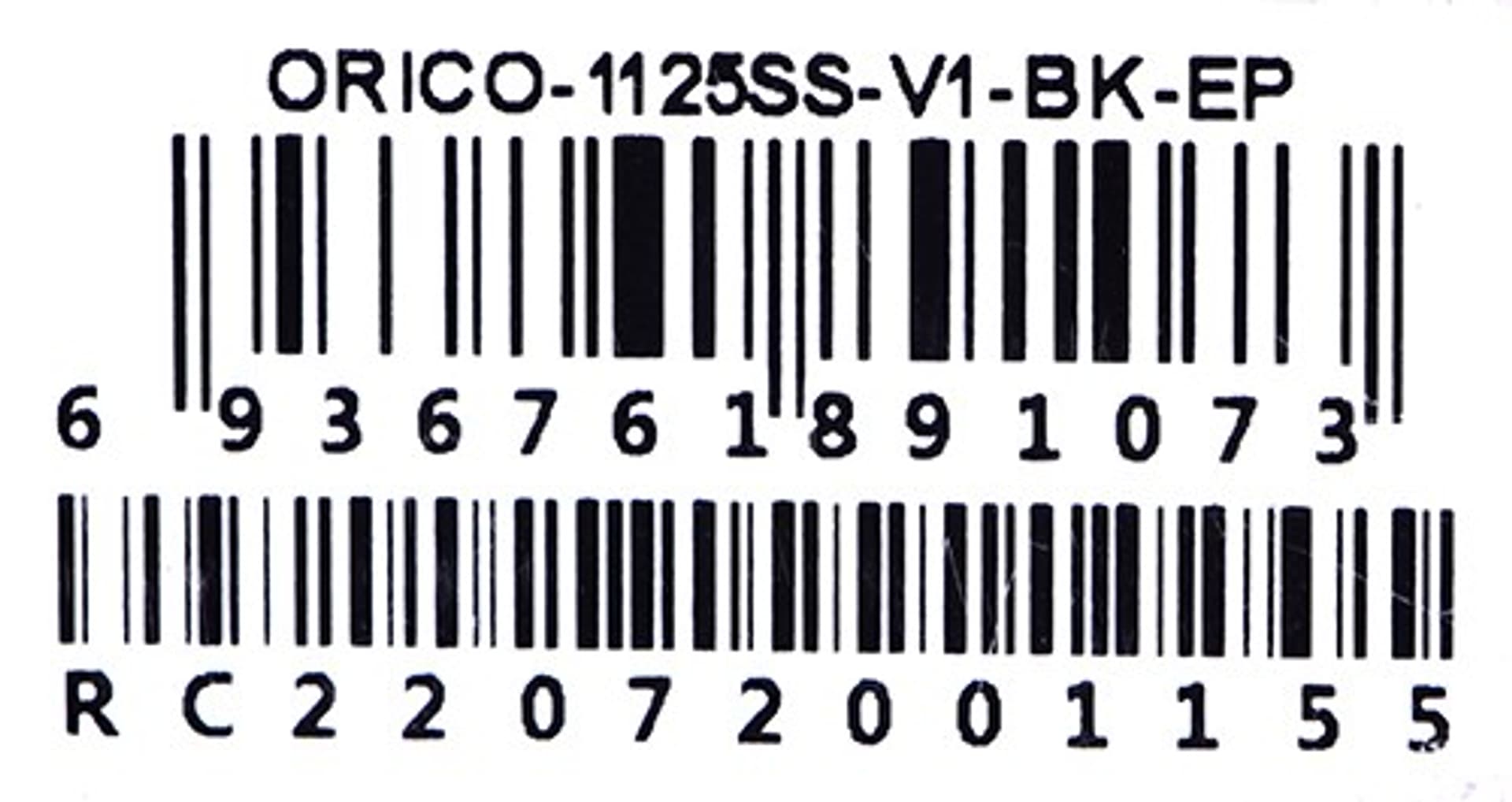 

ORICO ADAPTER SATA UCHWYT MONTAŻOWY - DYSK 2,5" 1125SS-V1-BK-EP