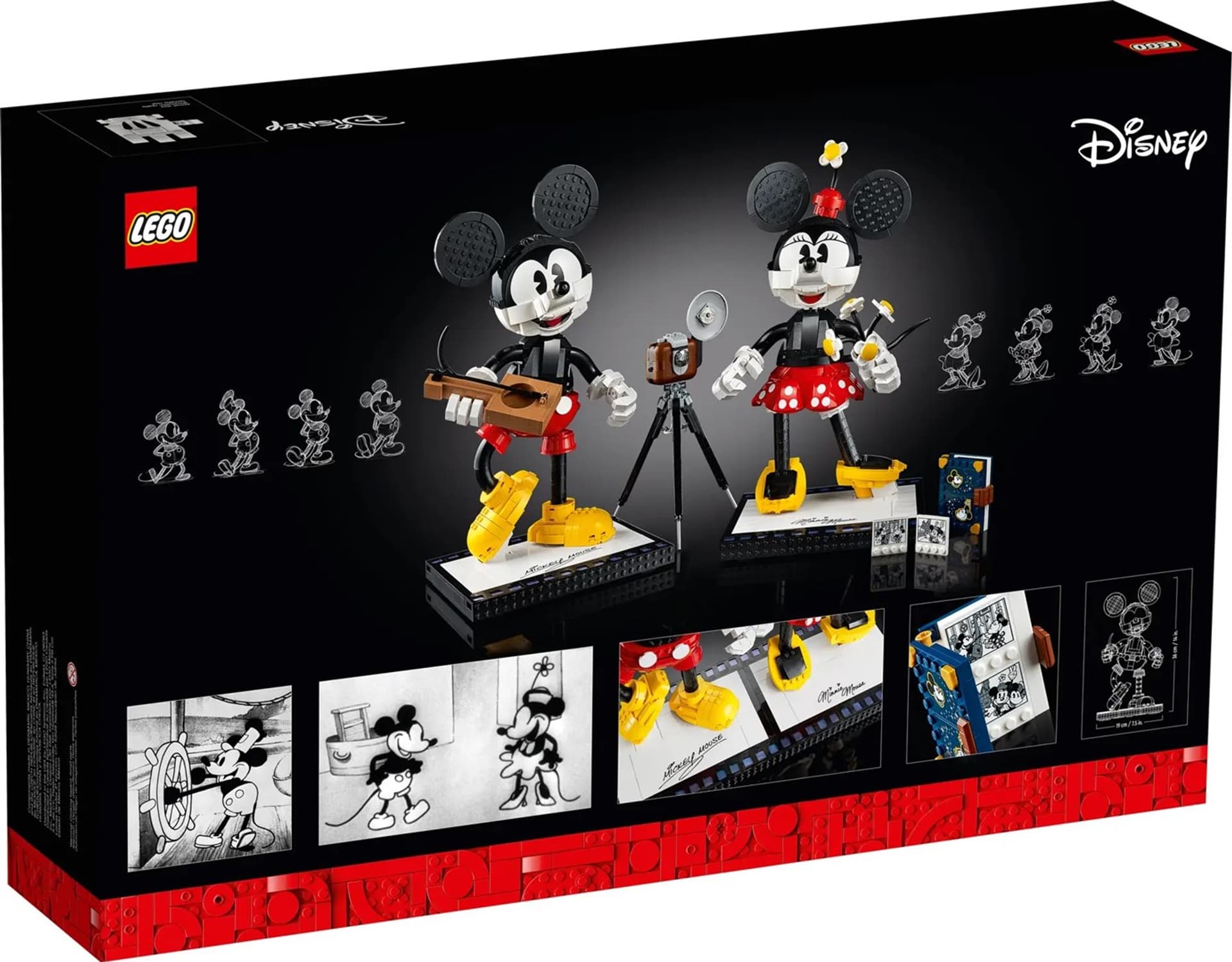 

LEGO Disney 43179 Myszka Miki i Myszka Minnie do zbudowania