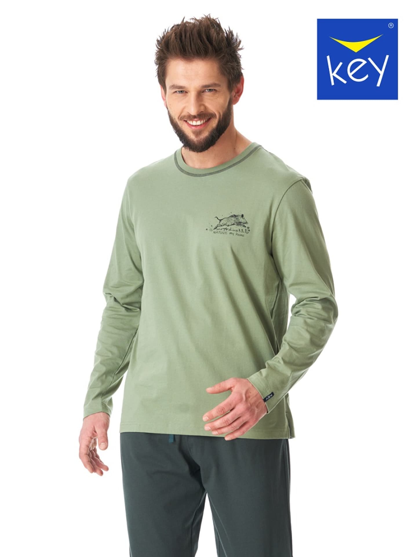

PIŻAMA KEY MNS-610 B23 (kolor zielony, rozmiar M)