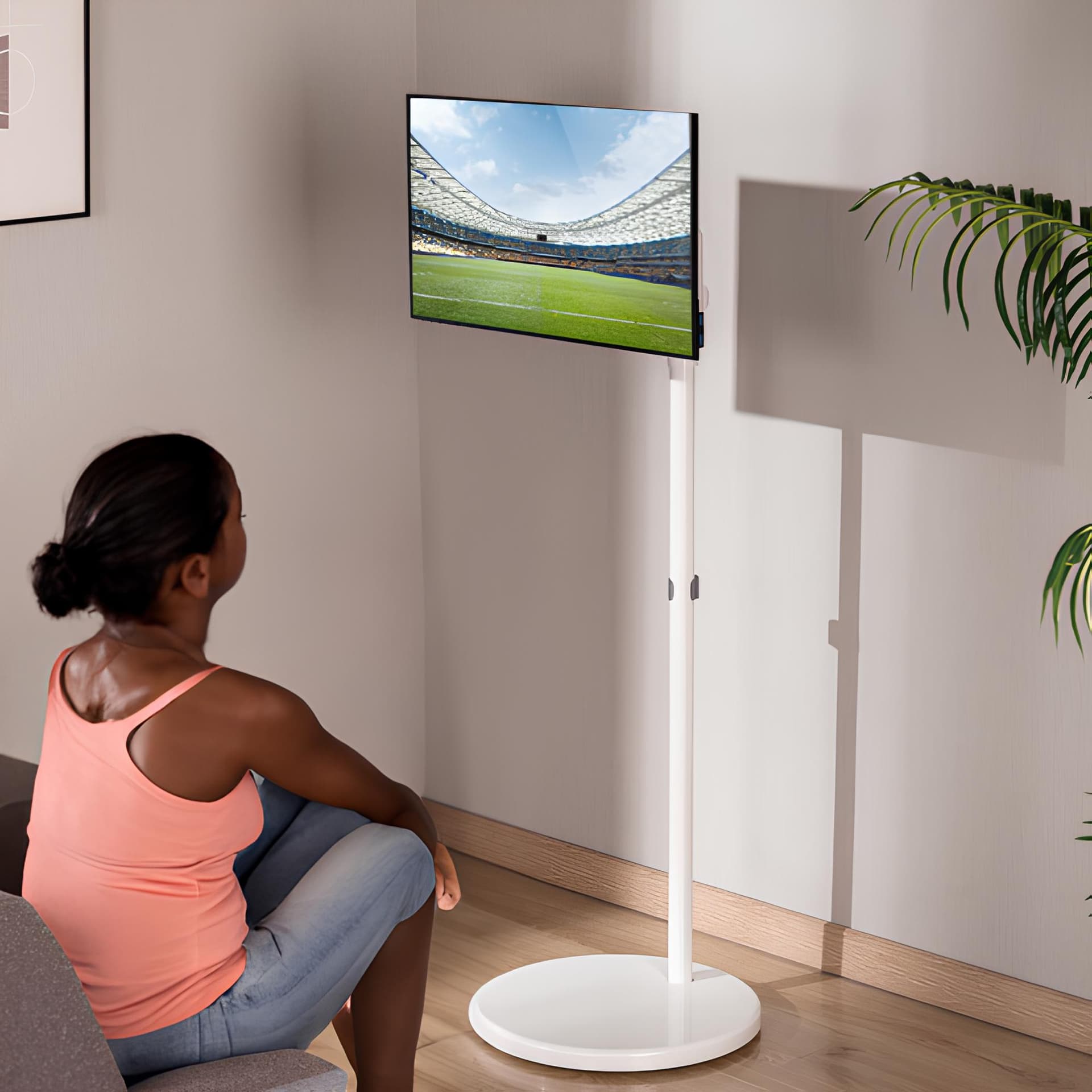 

Mobilny stojak stand pod monitor TV SPE-T01W 10 kg