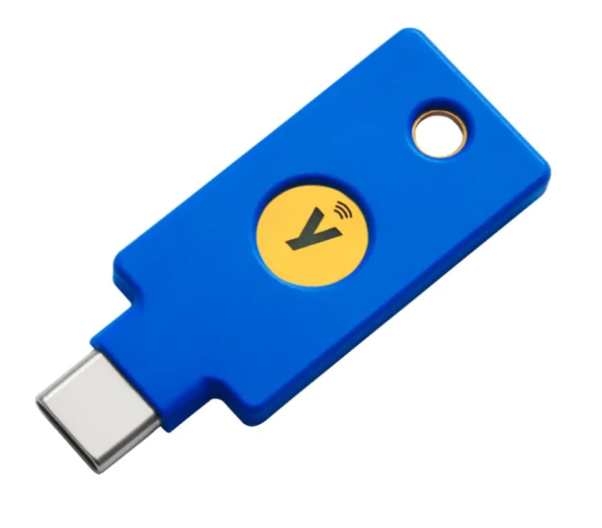 

Klucz Sprzętowy Yubico Security Key C NFC by Yubico (USB-C)