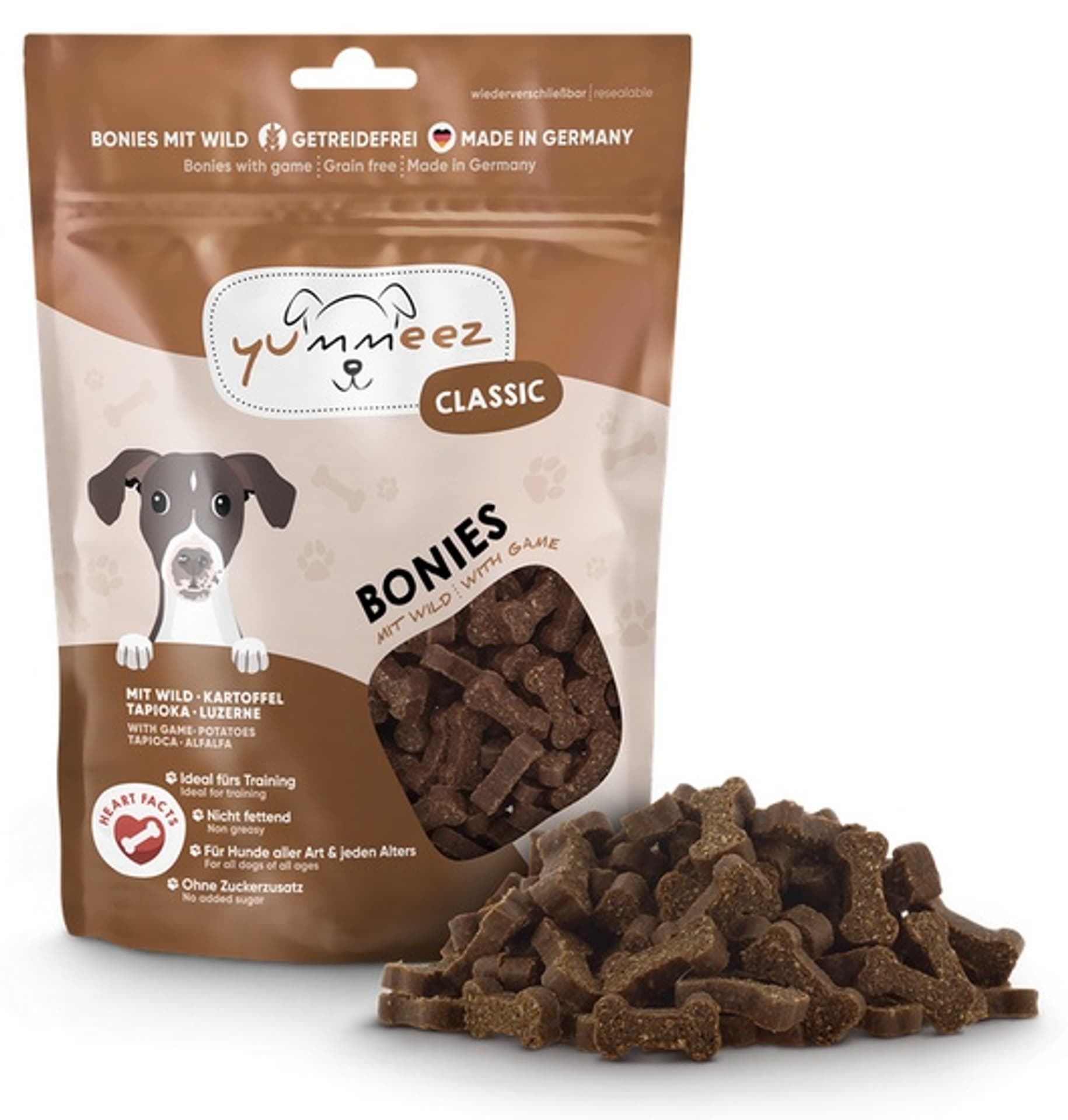 

Yummeez bezzbożowe Kosteczki Dziczyzna 175g