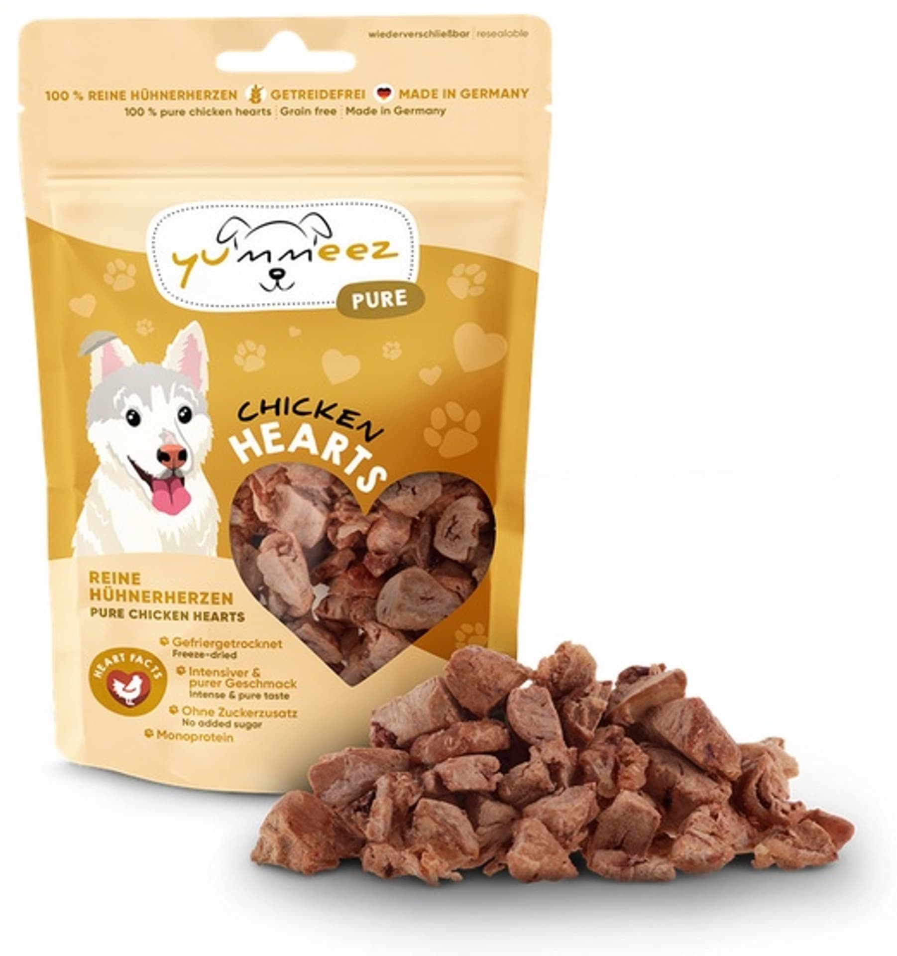 

Yummeez Pure Serca kurczaka 35g