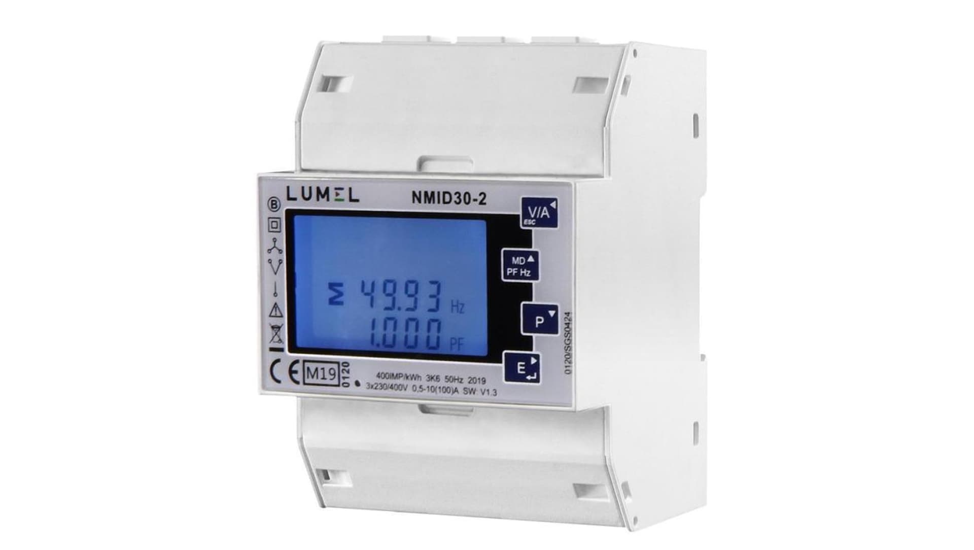 

Miernik energii sieci 1- i 3-faz. z certyfikatem MID 100A NMID30-2