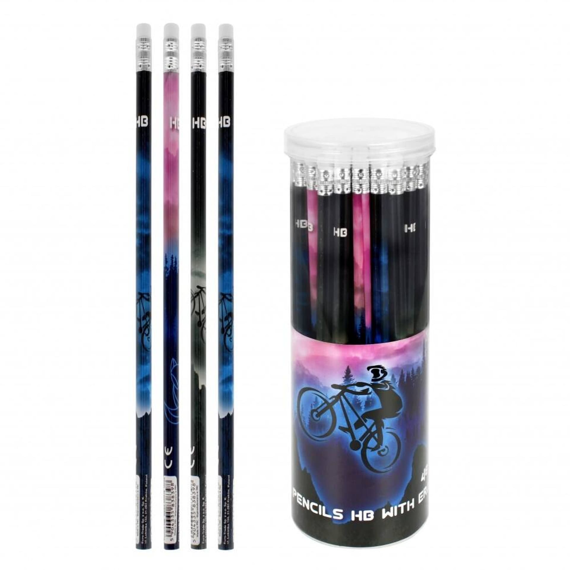 

Ołówek z gumką HB For/Bike 1 szt. STARPAK 490980