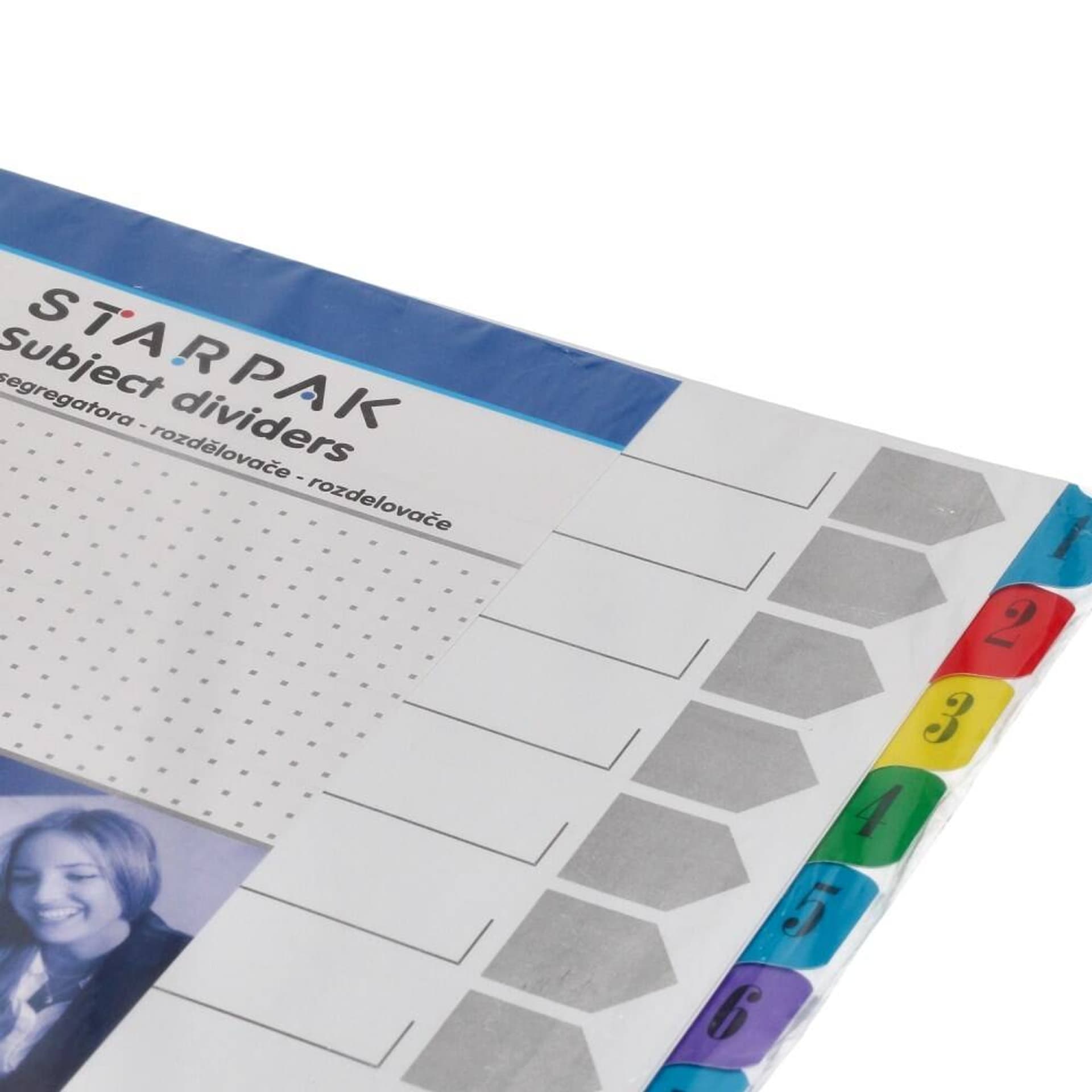 

Przekładki do segregatora A4 z numerami STARPAK 131565