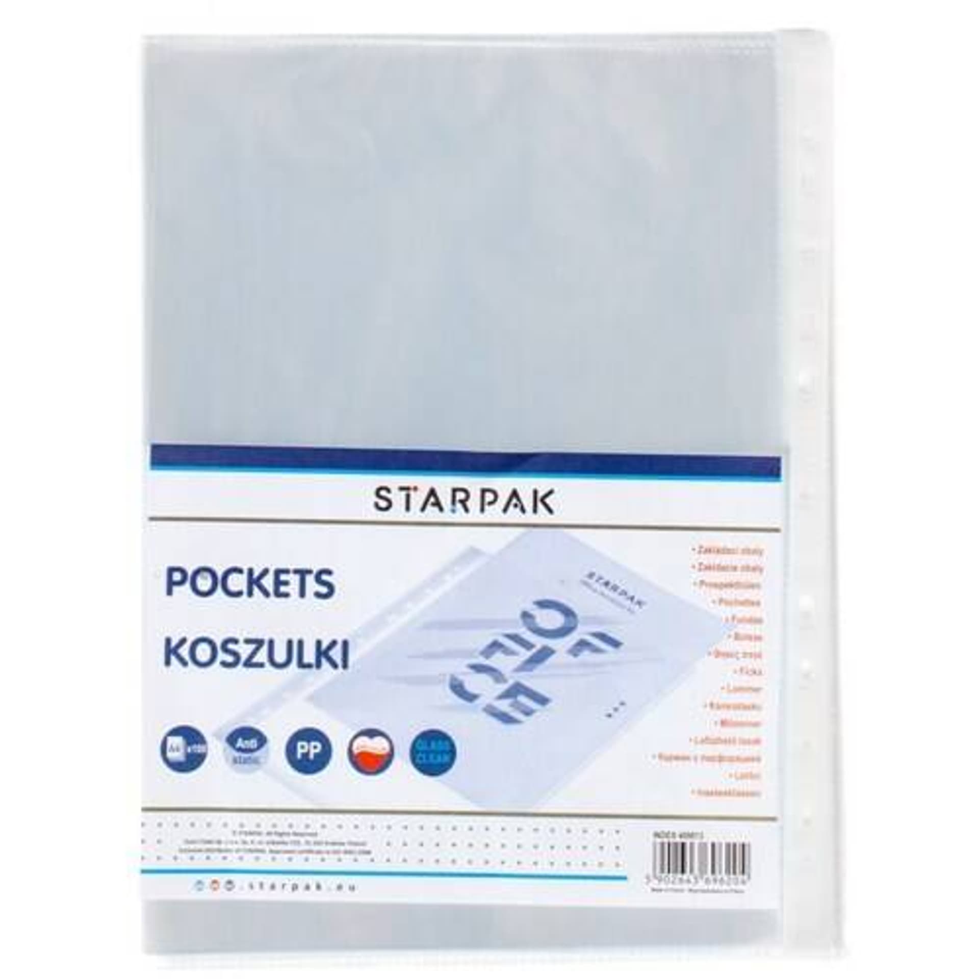 

Koszulki A4 krystaliczne STARPAK 409013