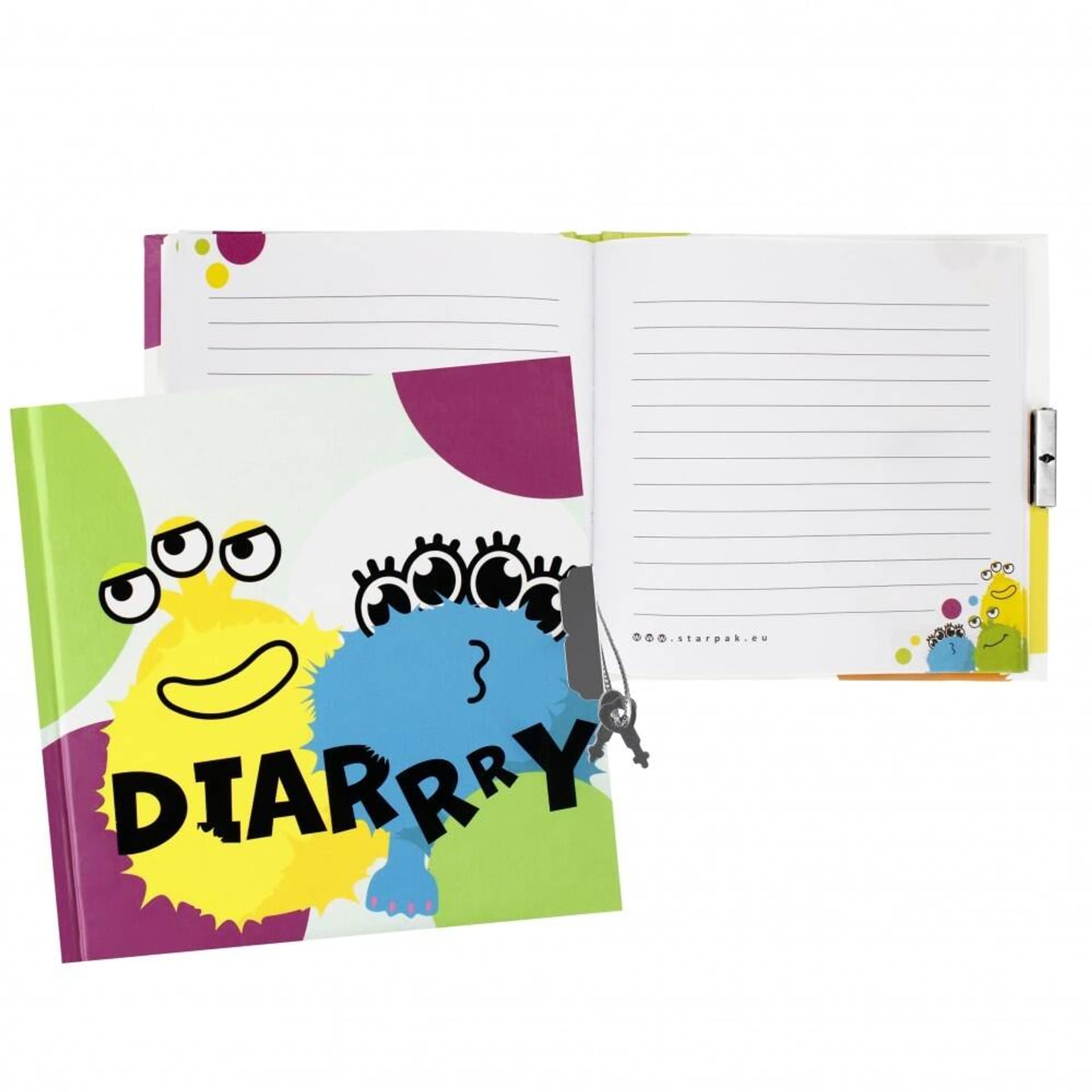 

Pamiętnik zamykany Monster STARPAK 512441