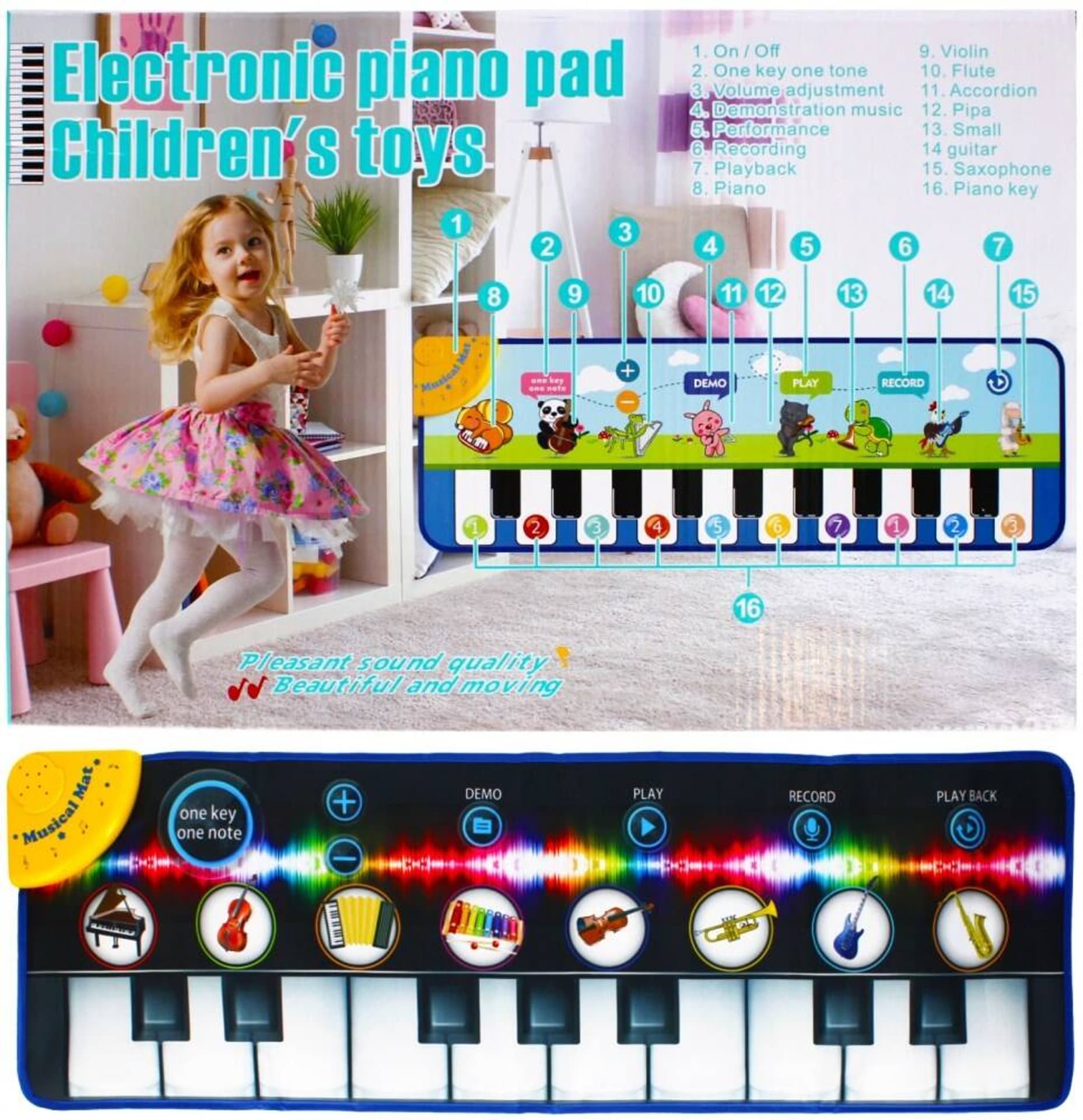 

Organy Mata edukacyjna Instrumenty MEGA CREATIVE 498792
