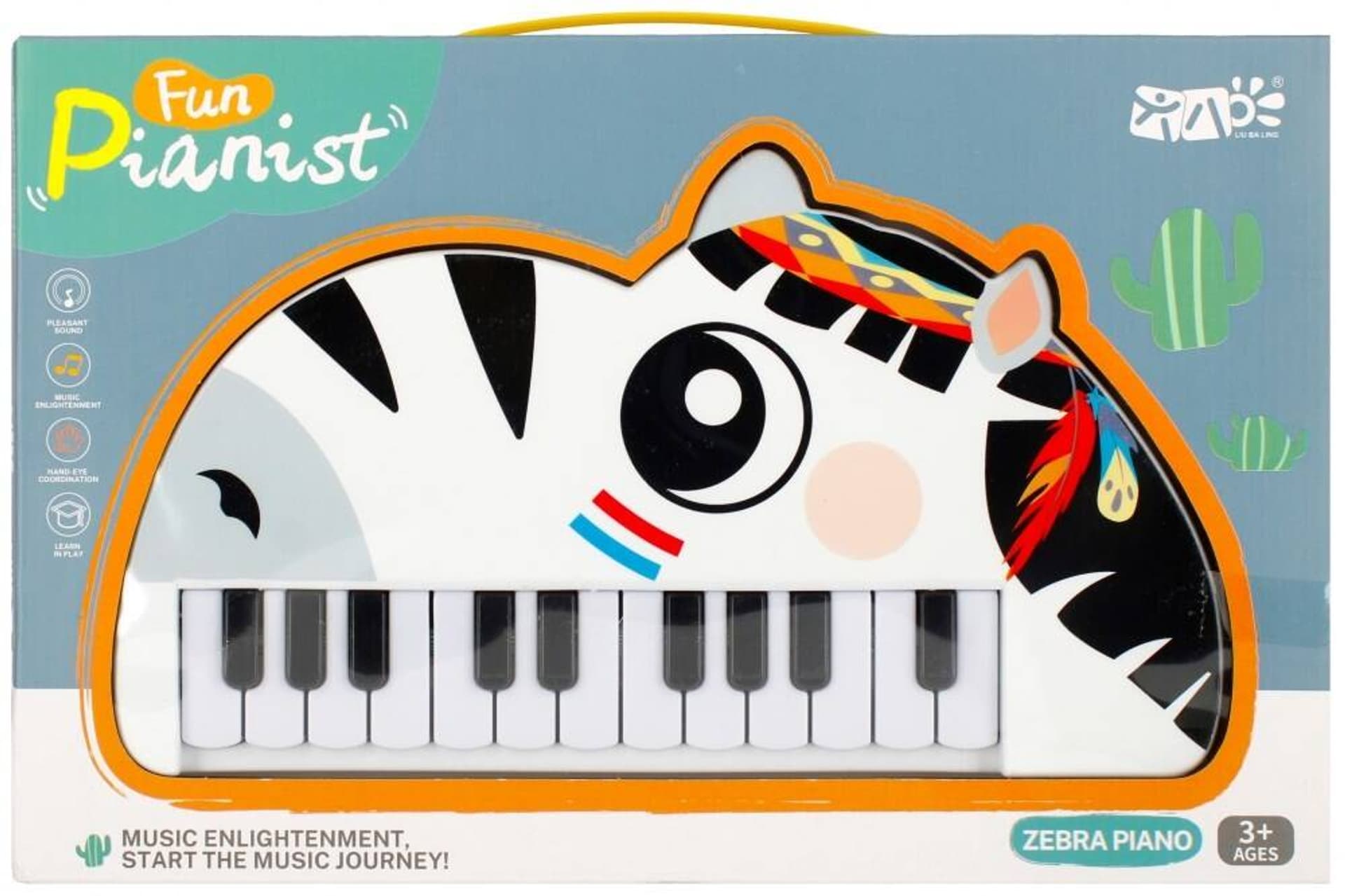 

Pianinko Zebra MEGA CREATIVE 511546