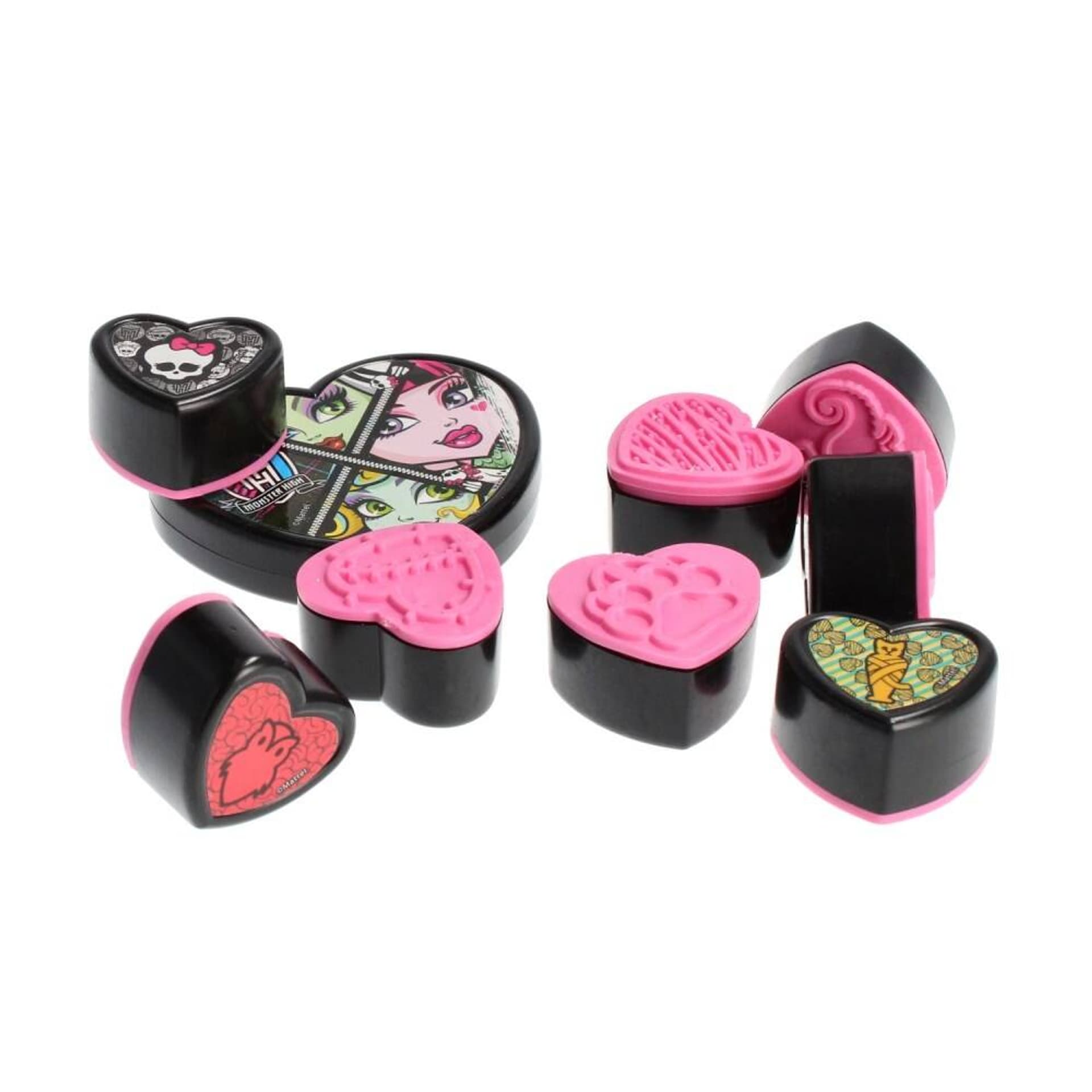 

PIECZĄTKI MONSTER HIGH STEMPELKI 8 PIECZĄTEK TUSZ