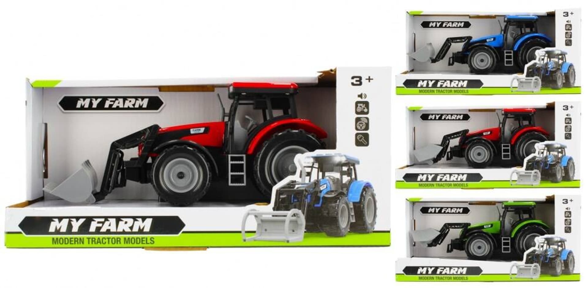 

TRAKTOR 26 CM MOJE RANCZO MASZYNA ROLNICZA DŹWIĘK