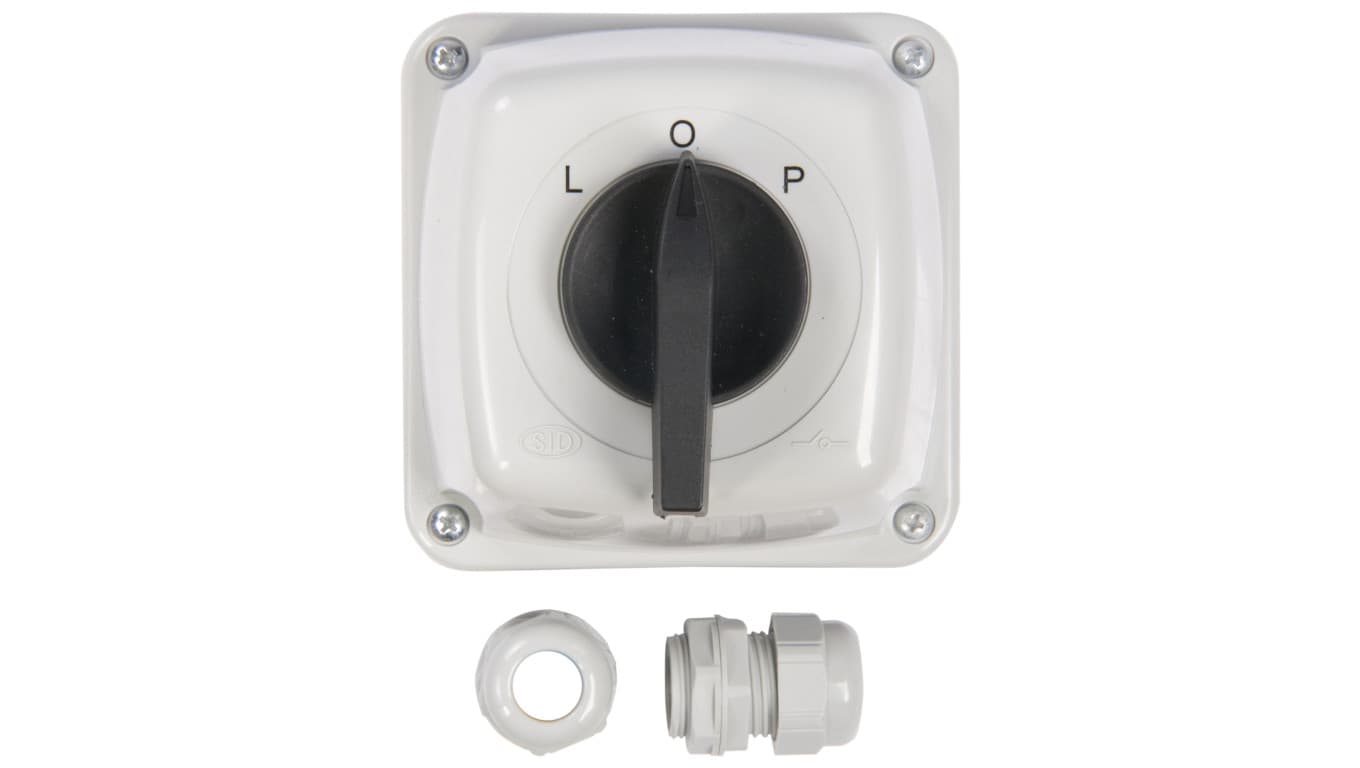 

Łącznik krzywkowy L-0-P 3P 16A IP44 Łuk 16-43 w obudowie 921616