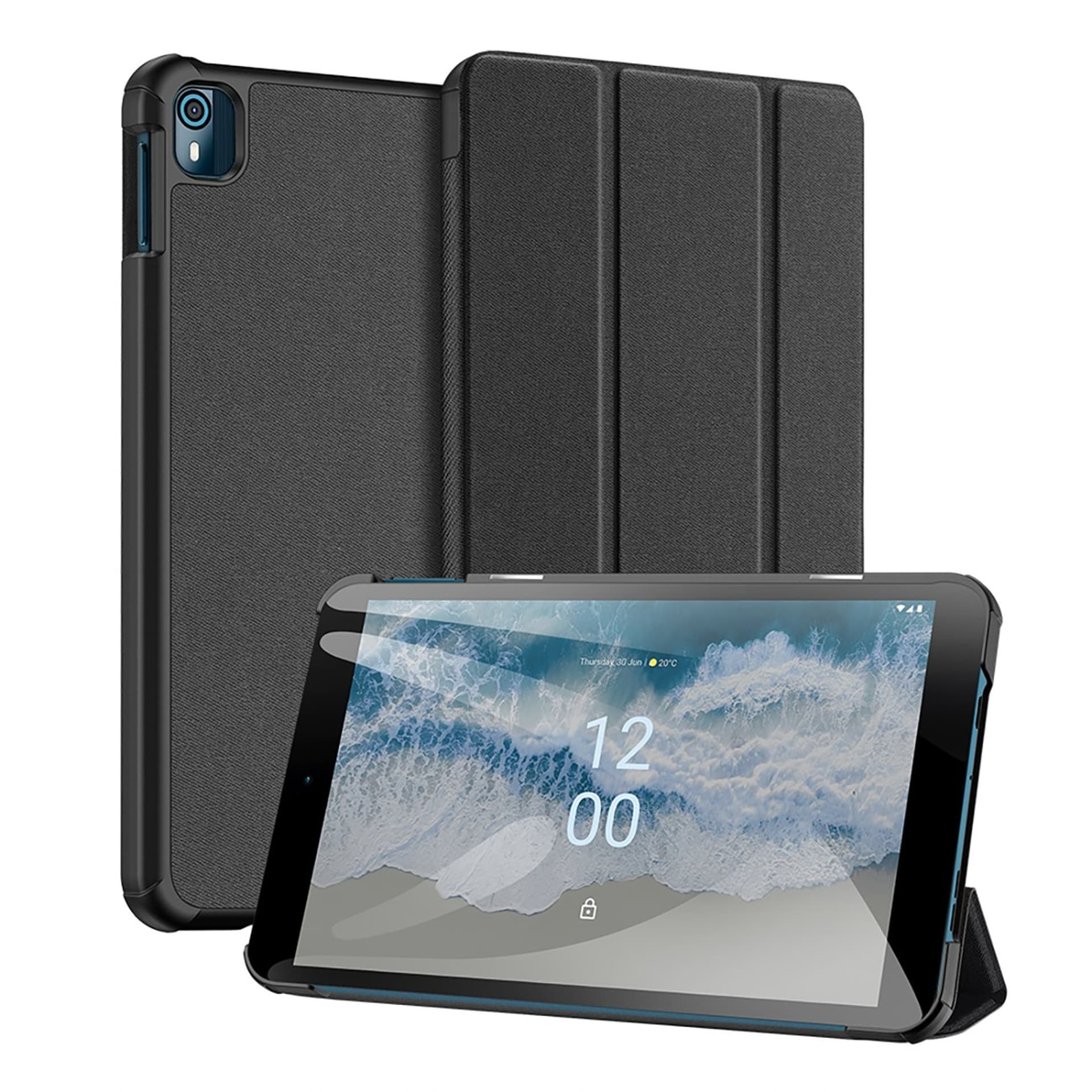 

Dux Ducis Domo etui Nokia T10 pokrowiec smart cover podstawka czarne