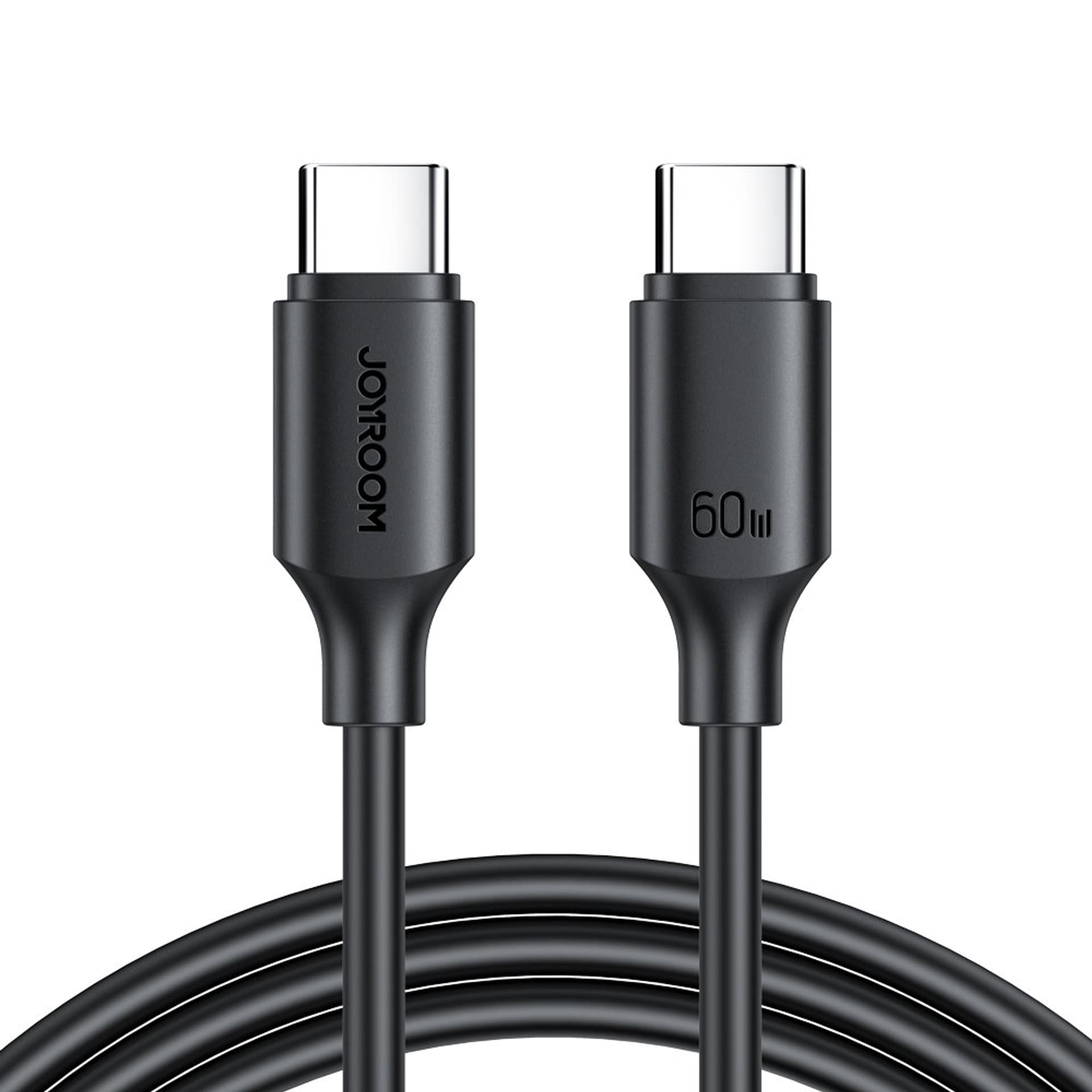 

Joyroom kabel USB-C - USB-C 480Mb/s 60W 1m czarny (S-CC060A9)