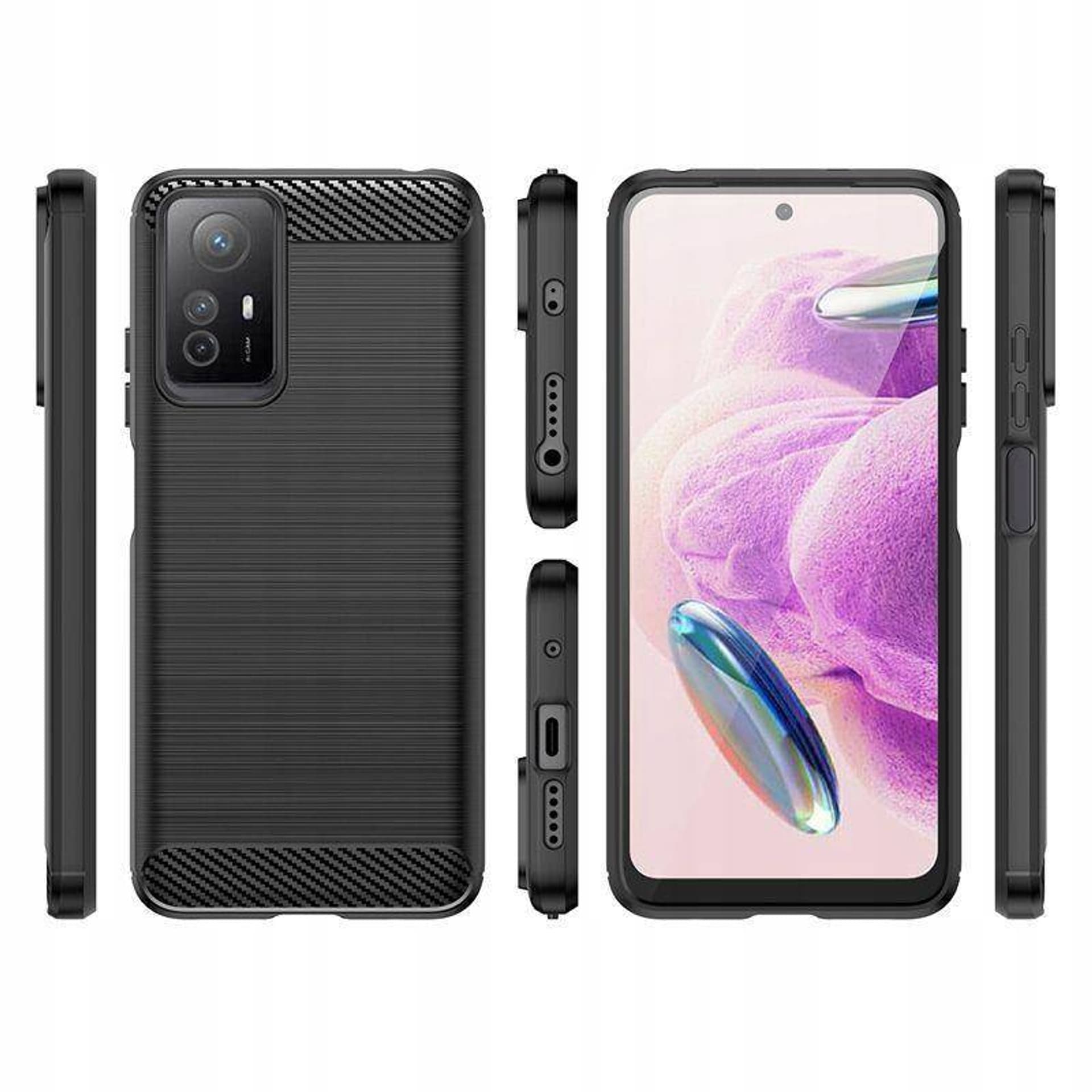 

Etui XIAOMI REDMI NOTE 12S Tech-Protect TPU Carbon czarne