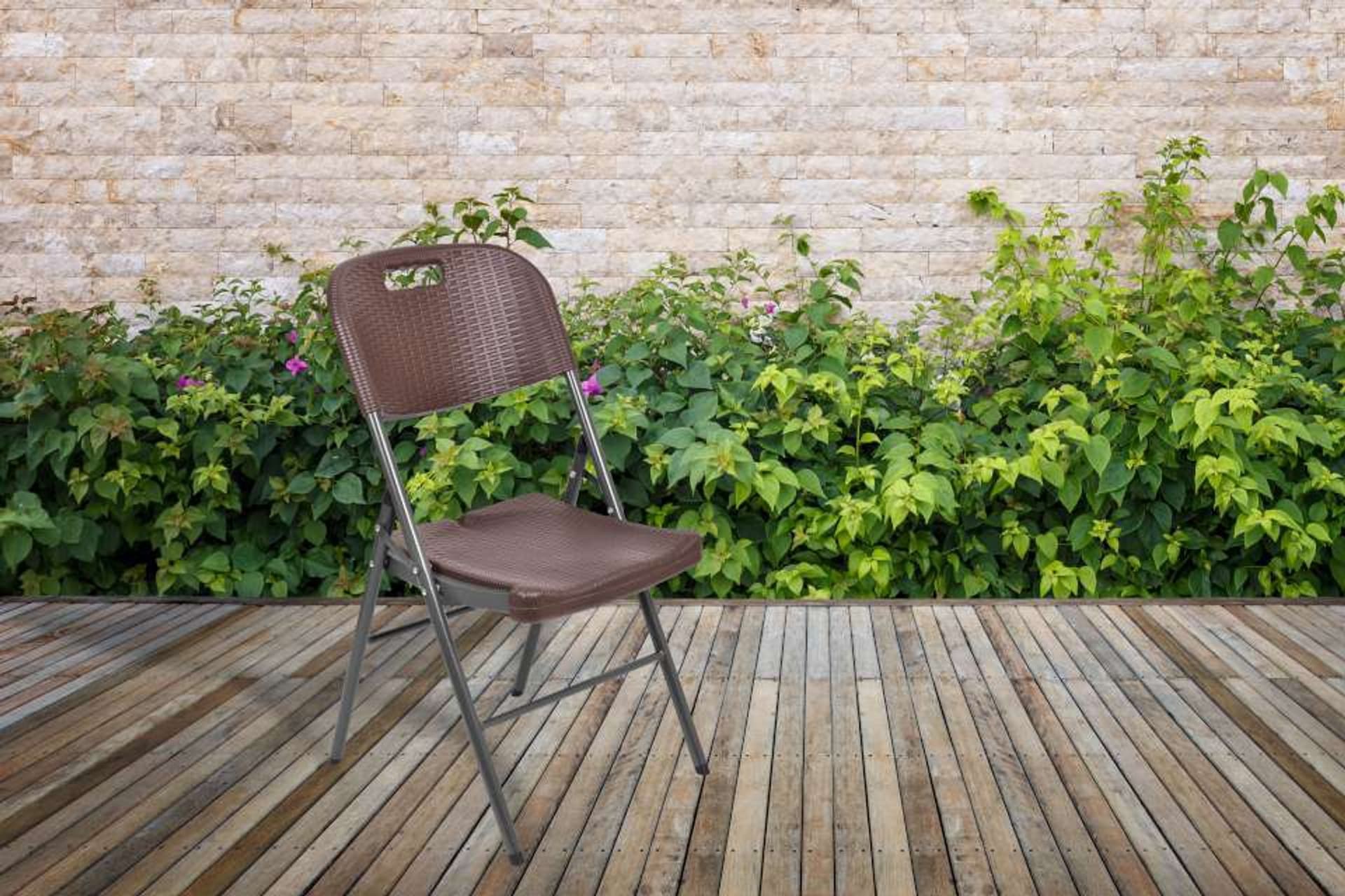

Krzesło cateringowe RATTAN brązowe